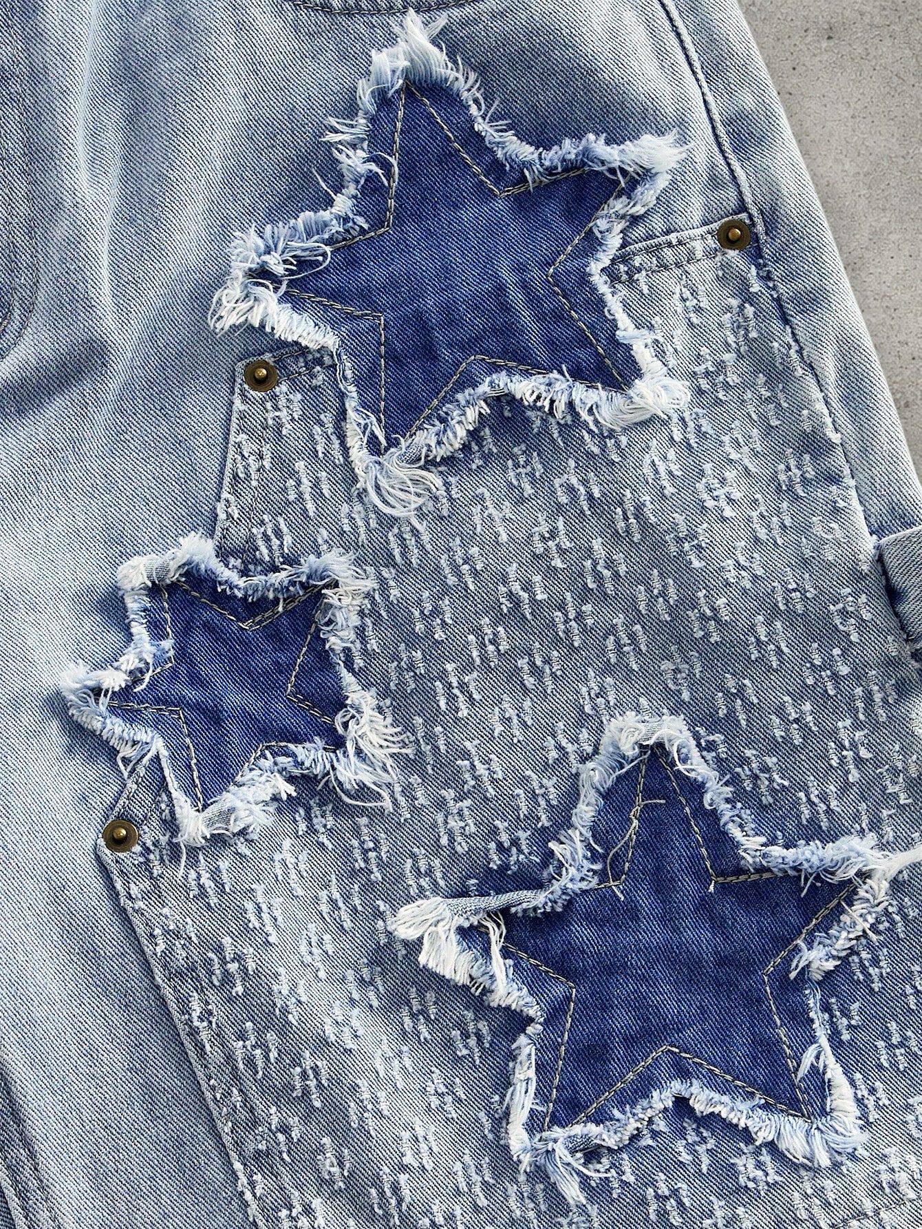 Japanese Brand Washed distressed jeans shorts Size US 32 / EU 48 - 3 Thumbnail