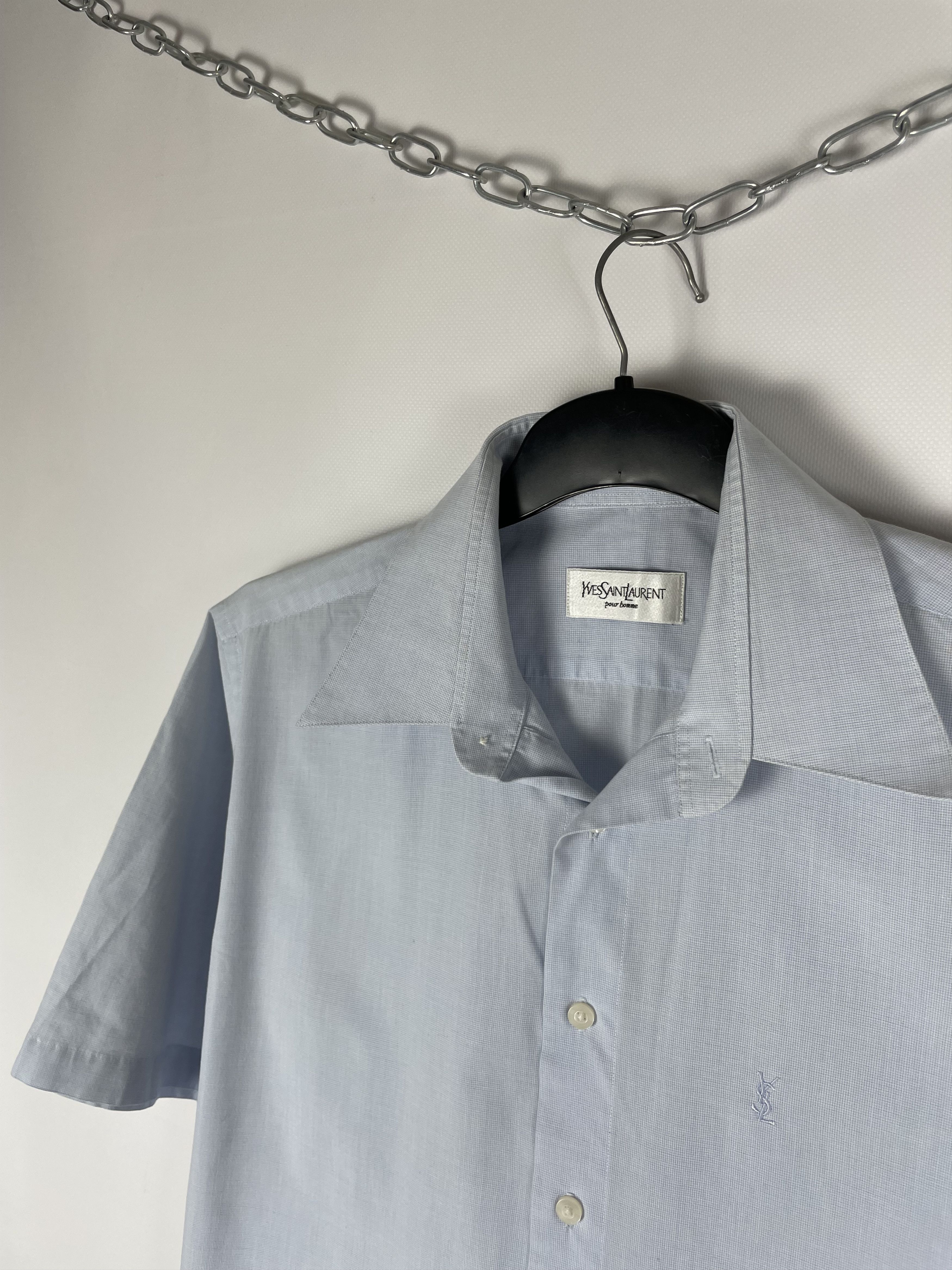 Vintage Vintage Yves Saint Laurent YSL Shirt Button Up Rare Size US L / EU 52-54 / 3 - 4 Thumbnail