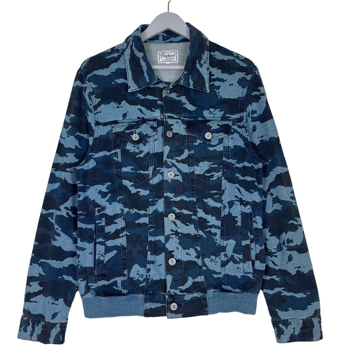 Japanese Brand 🔥 PANHARD UNION MADE CAMO TRUCKER JACKET Size US M / EU 48-50 / 2 - 1 Thumbnail