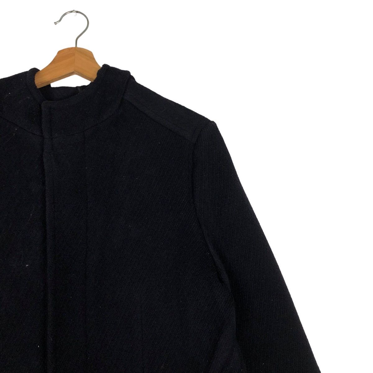 Comme Ca Ism 🔥Rich Black - Long Fly Coats Wool Jacket Comme Ca Ism Size US M / EU 48-50 / 2 - 6 Thumbnail