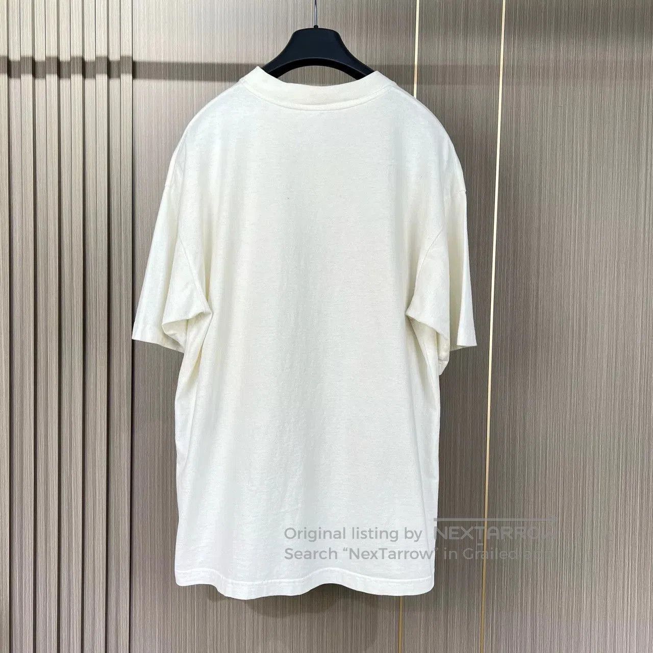 Balenciaga Balenciaga Embroidered Hem Letter Tee. Size XS / US 0-2 / IT 36-38 - 2 Thumbnail