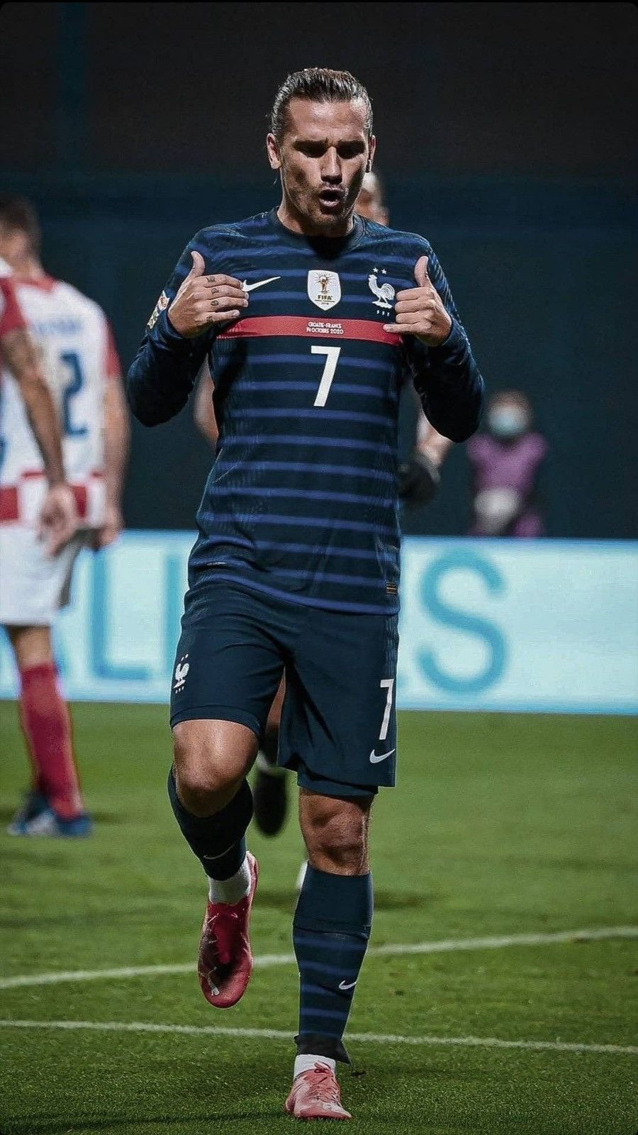 Nike × Vintage FRANCE NIKE 2020 EURO FOOTBALL HOME JERSEY Size L / US 10 / IT 46 - 9 Thumbnail