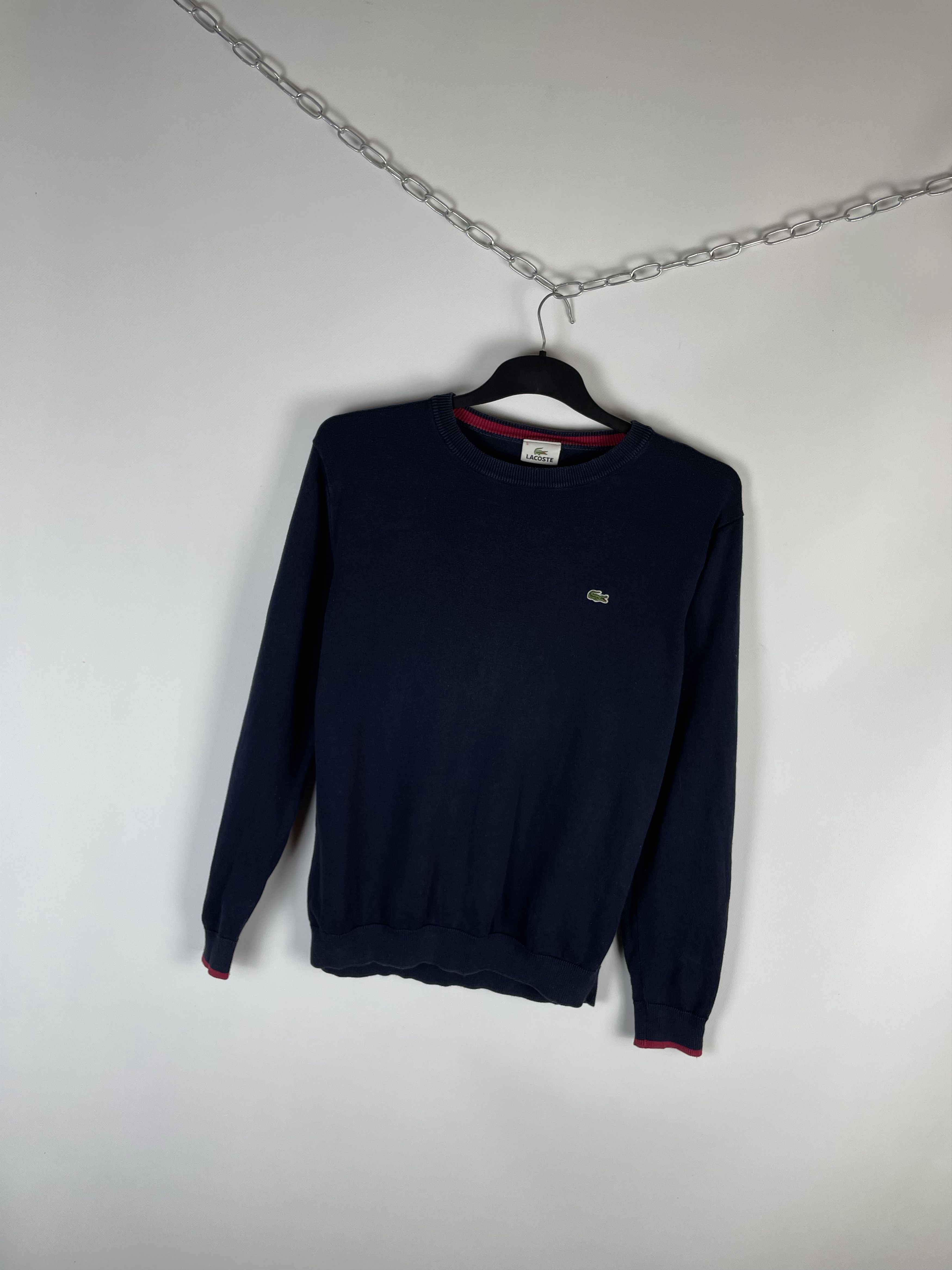 Lacoste Lacoste Vintage Check Knit Sweater Size US M / EU 48-50 / 2 - 2 Thumbnail
