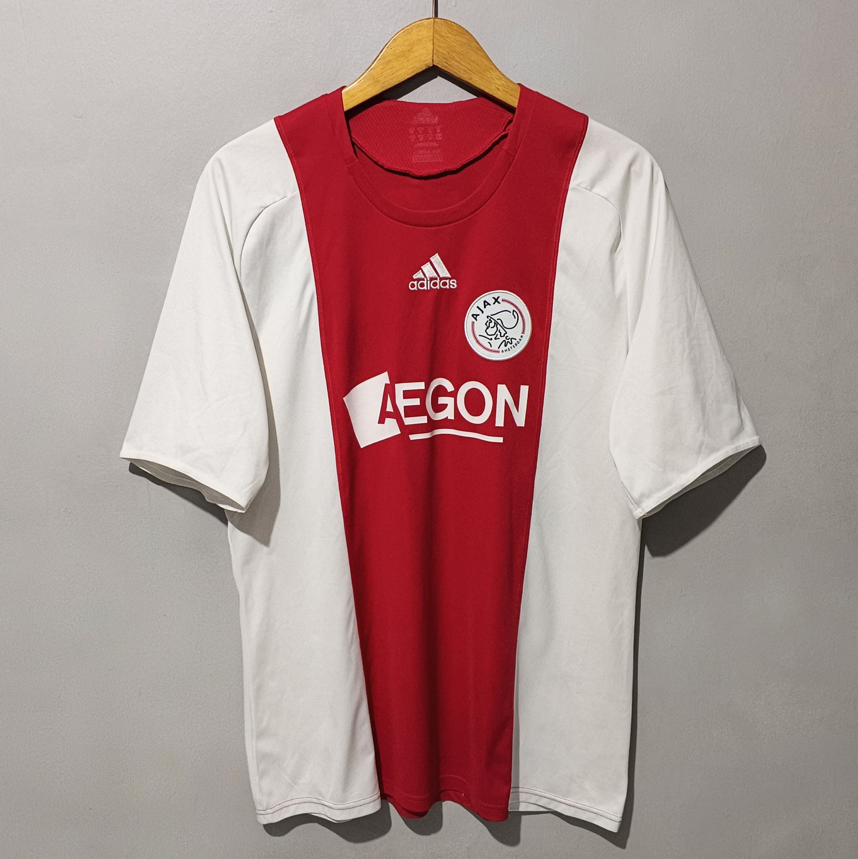 Adidas Ajax Amsterdam 2008-2009 Home Jersey Luis Suarez Size US XL / EU 56 / 4 - 1 Thumbnail