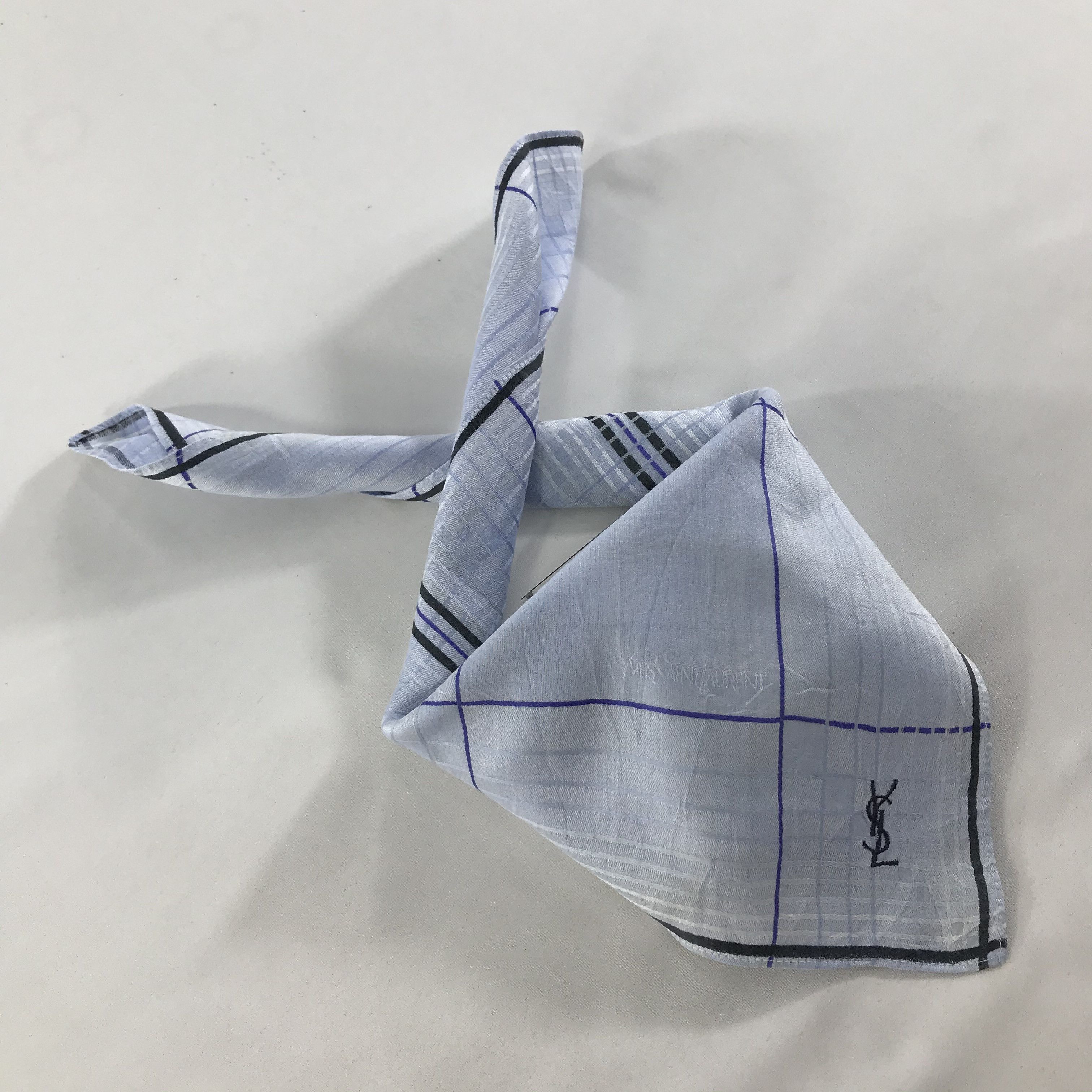 Vintage × Yves Saint Laurent Yves Saint Laurent Bandana /Handkerchief/Neckerchief -S1557 Size ONE SIZE - 4 Thumbnail