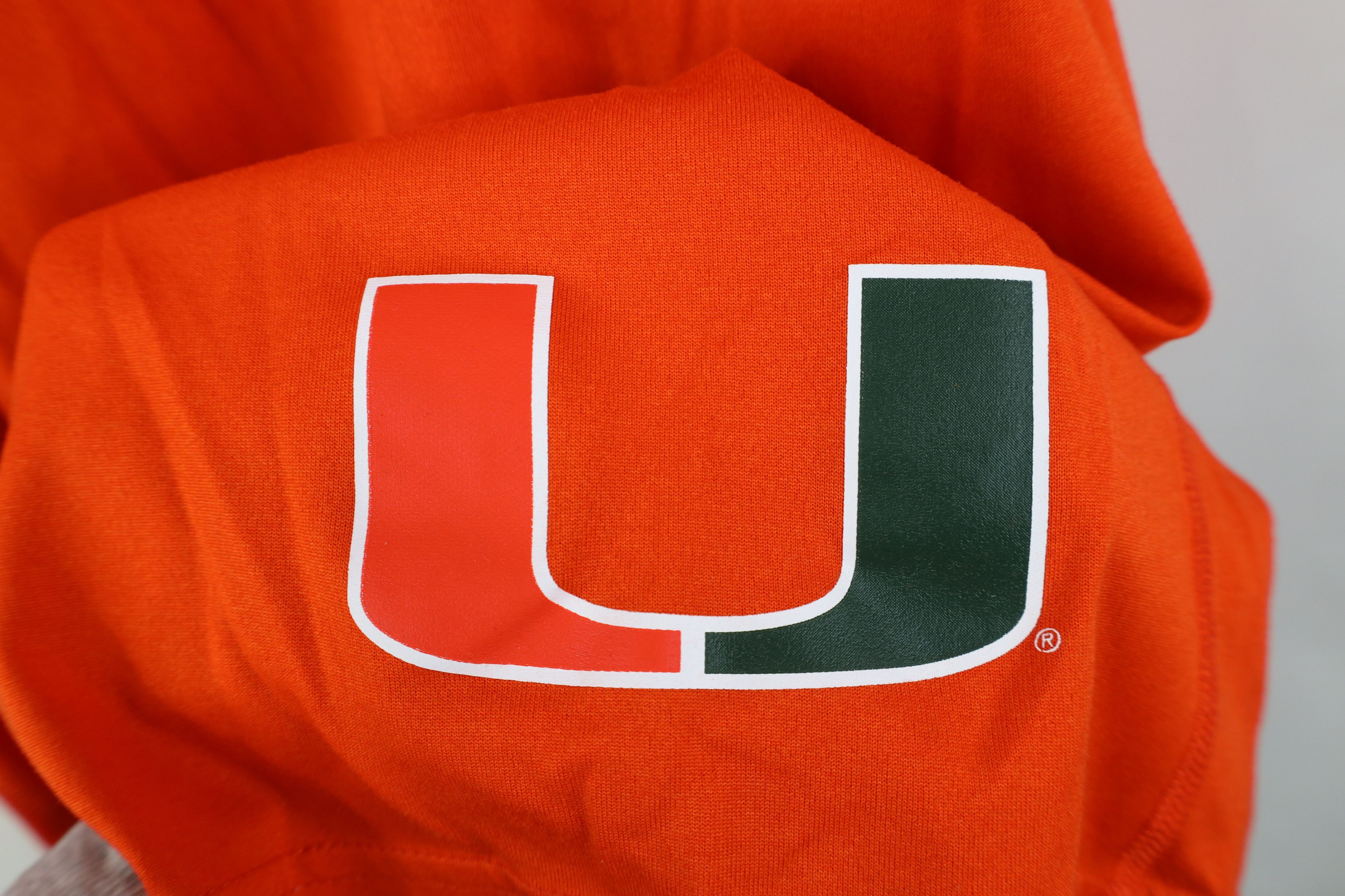 Nike Nike University of Miami Football Short Sleeve T-Shirt Size US L / EU 52-54 / 3 - 9 Thumbnail