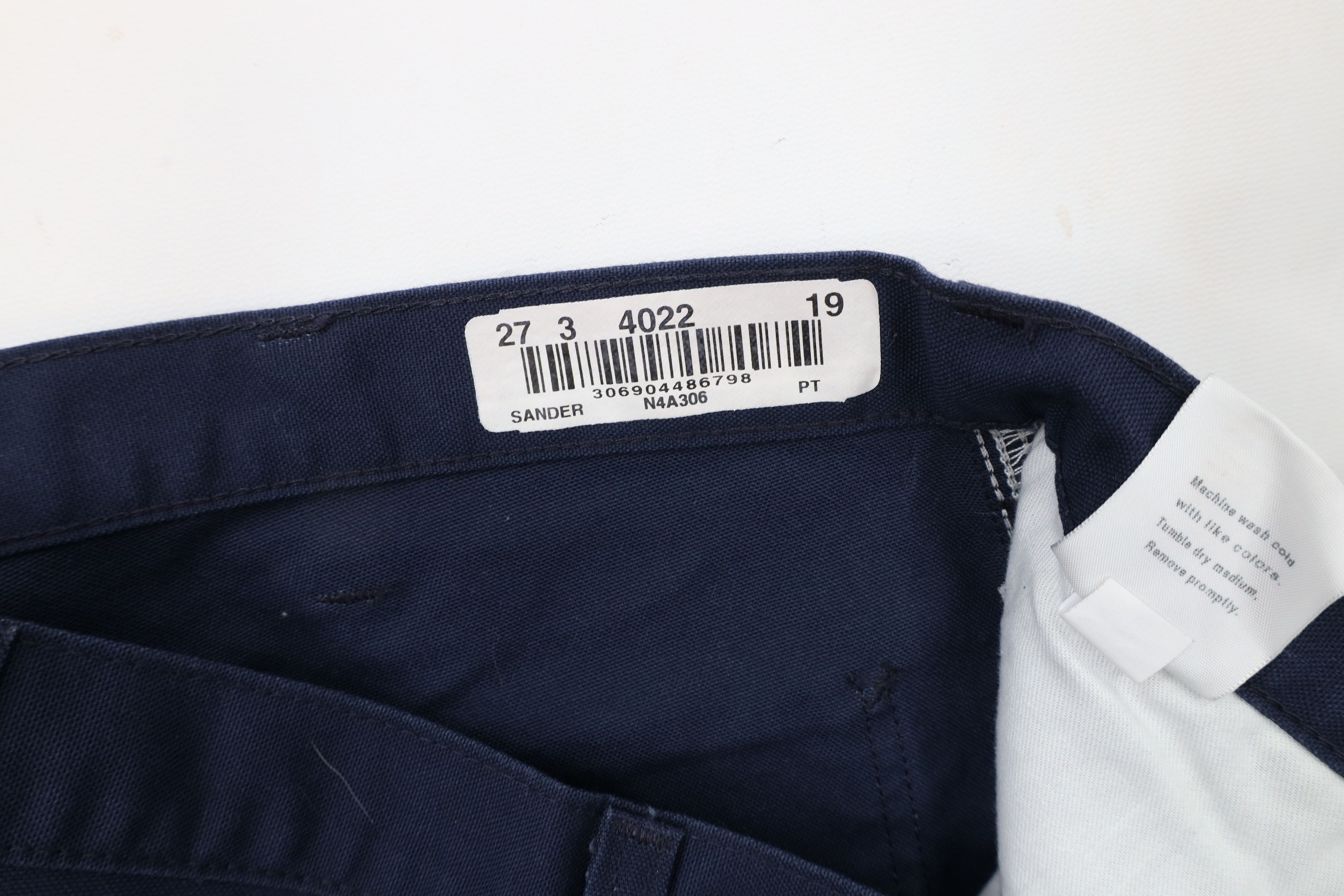 Carhartt × Vintage Vintage Carhartt Dungaree Wide Leg Canvas Pants Navy Blue Size US 38 / EU 54 - 7 Thumbnail
