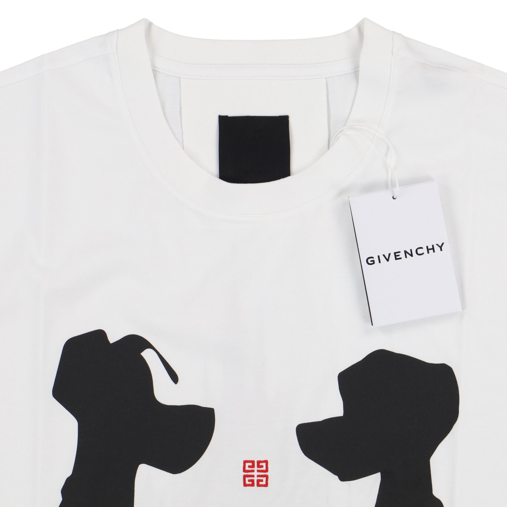 Disney × Givenchy White Dalmatians 4G Castle Logo T-Shirt Size US XL / EU 56 / 4 - 8 Thumbnail