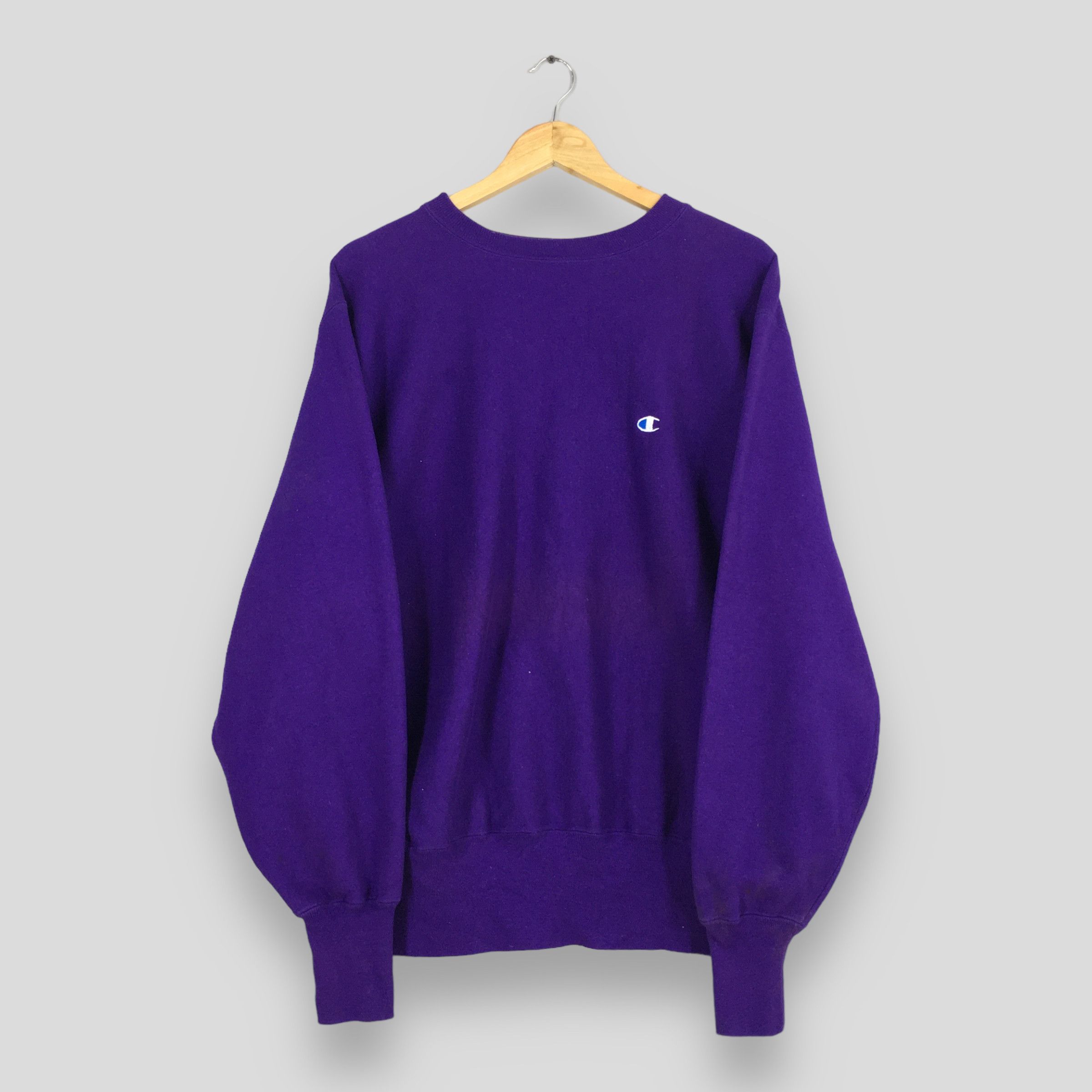 Champion × Vintage Vintage Champion Reverse Weave Purple Sweatshirt Large Size US L / EU 52-54 / 3 - 1 Thumbnail