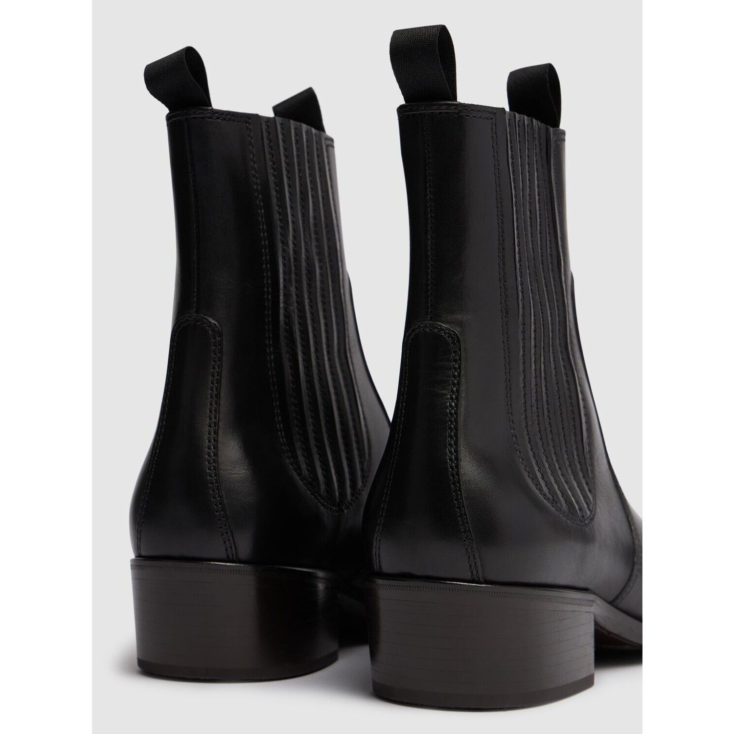 LEMAIRE Black Leather 40mm Chelsea Boots New And Authentic (