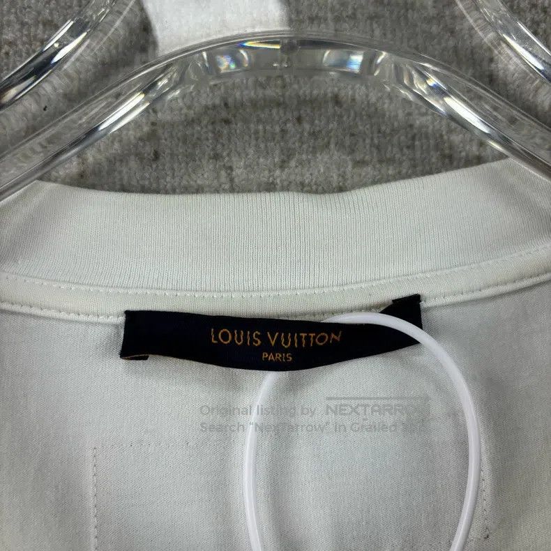 Louis Vuitton Louis Vuitton Cursive embroidered logo round neck short sl Size US L / EU 52-54 / 3 - 4 Thumbnail
