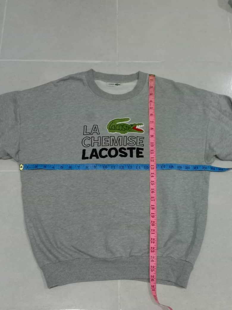 Lacoste VINTAGE LACOSTE SWEATSHIRTS BIG LOGO Size US L / EU 52-54 / 3 - 10 Thumbnail