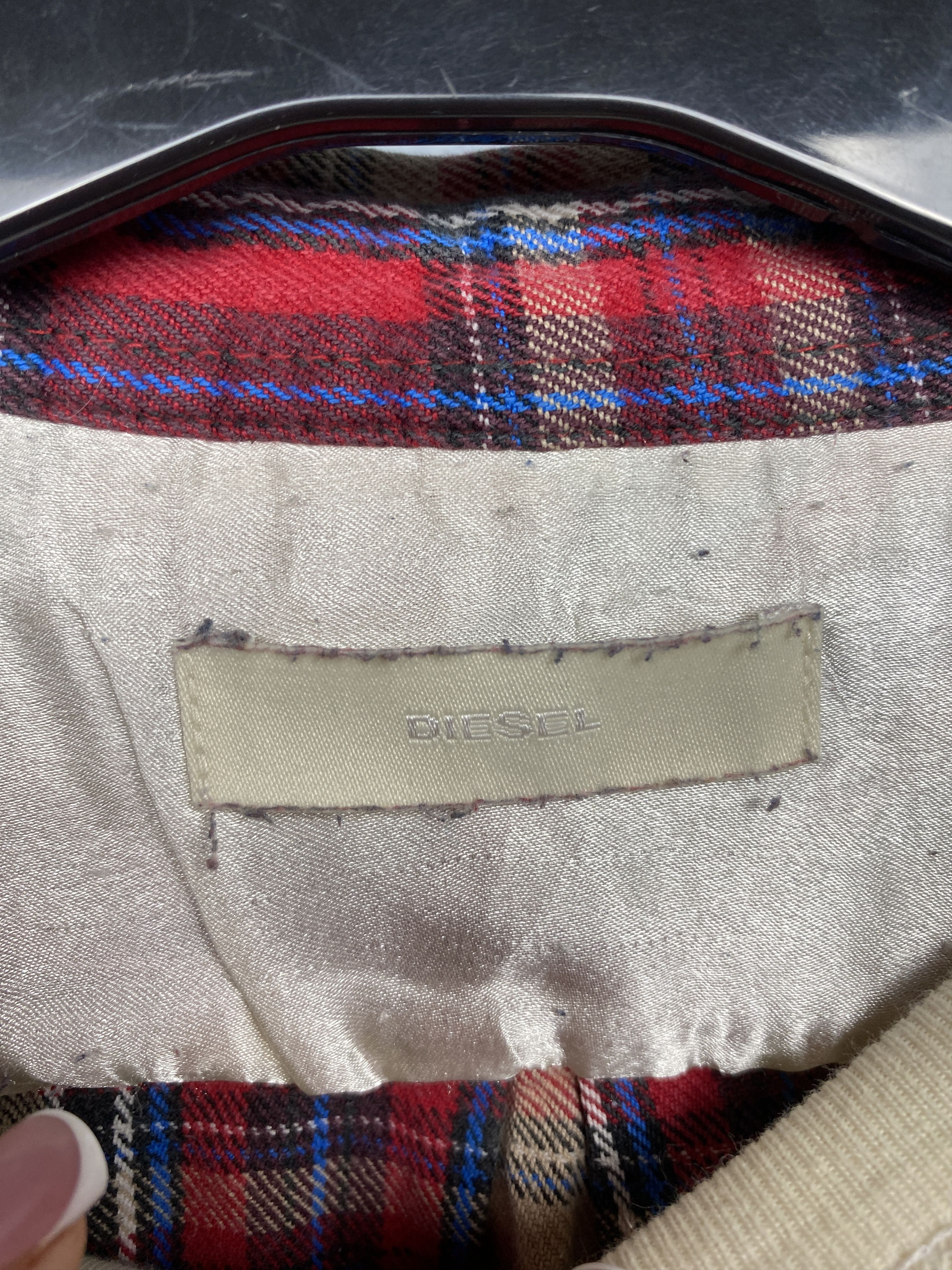 Diesel × Flannel Diesel Vintage Mens Flannel Plaid Shirt Size US M / EU 48-50 / 2 - 4 Thumbnail