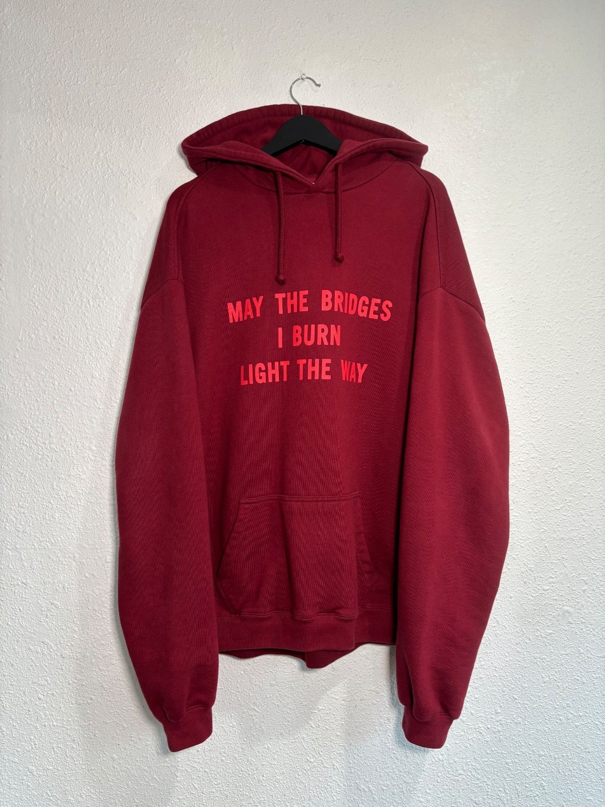 Vetements Vetements May The Bridges I Burn Light The Way Hoodie Size US S / EU 44-46 / 1 - 1 Thumbnail