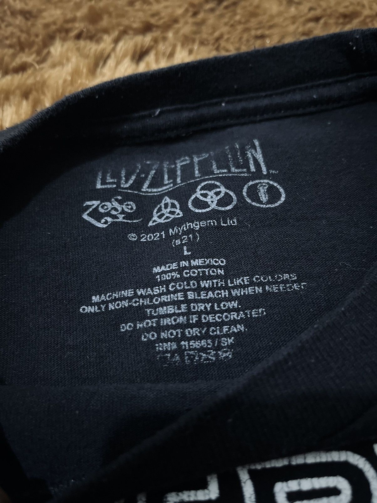 Band Tees Led Zeppelin United States Of America 1977 Size US L / EU 52-54 / 3 - 2 Thumbnail