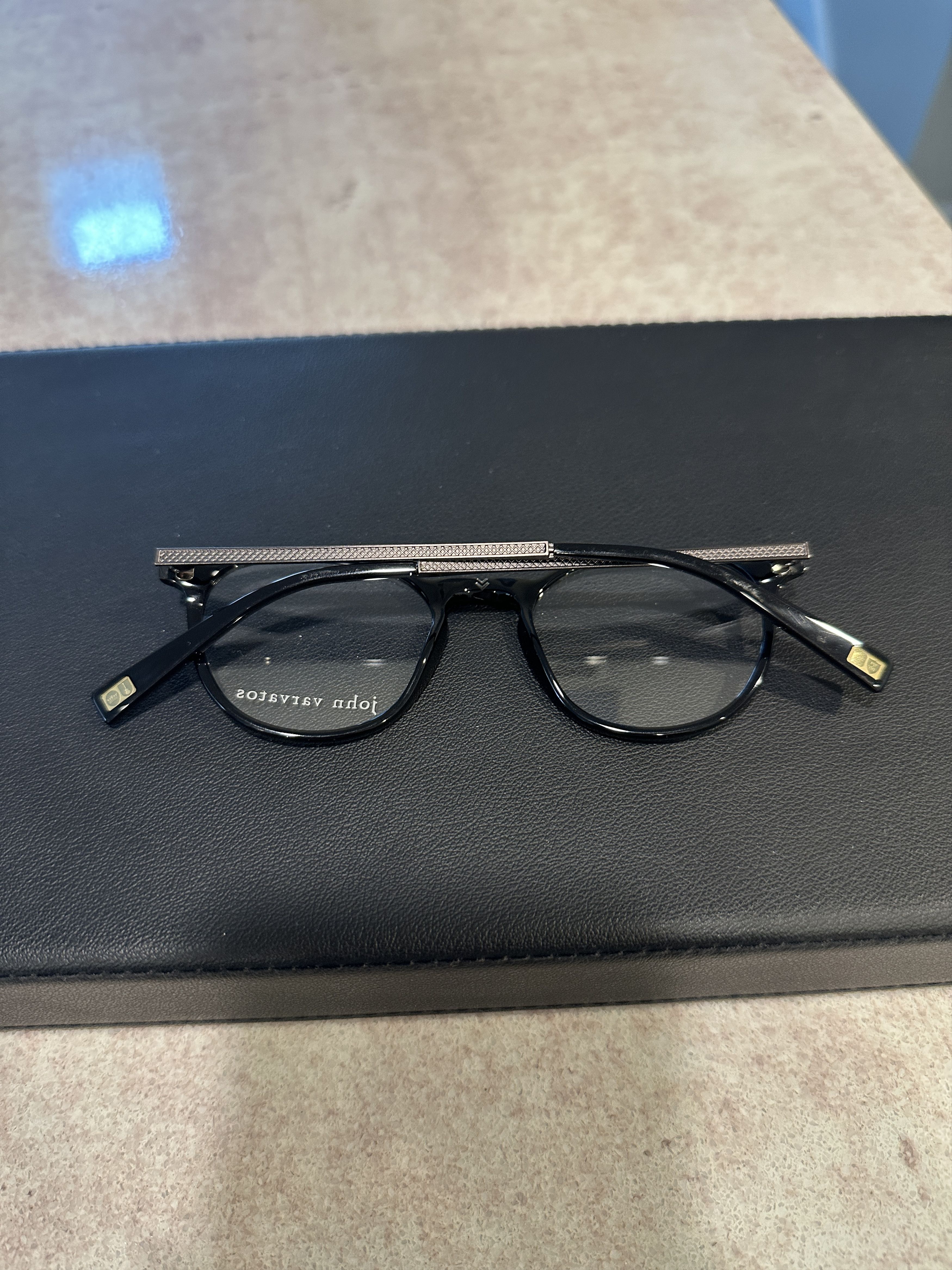 John Varvatos V371 48-20-145 Black Glasses Size ONE SIZE - 2 Thumbnail