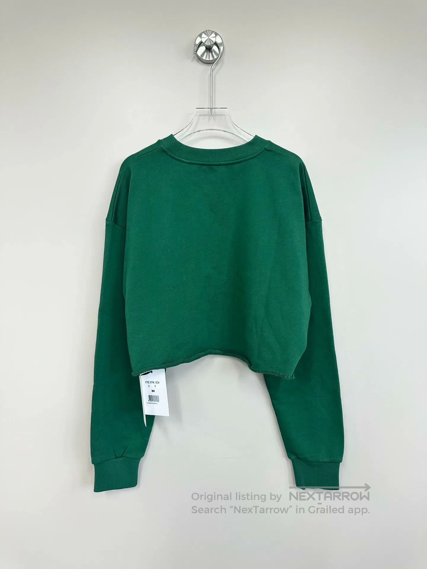 Celine CELINE Dark green letter print logo short-sleeved sweatshi Size US M / EU 48-50 / 2 - 2 Thumbnail
