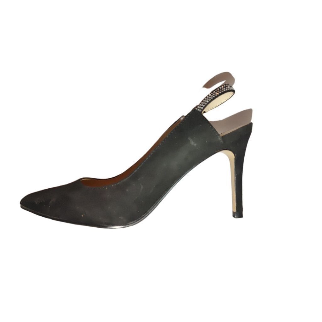 Marc Fisher Marc Fisher Suede Pumps with Rhinestone Strap Size 7M Size US 7 / IT 37 - 1 Thumbnail