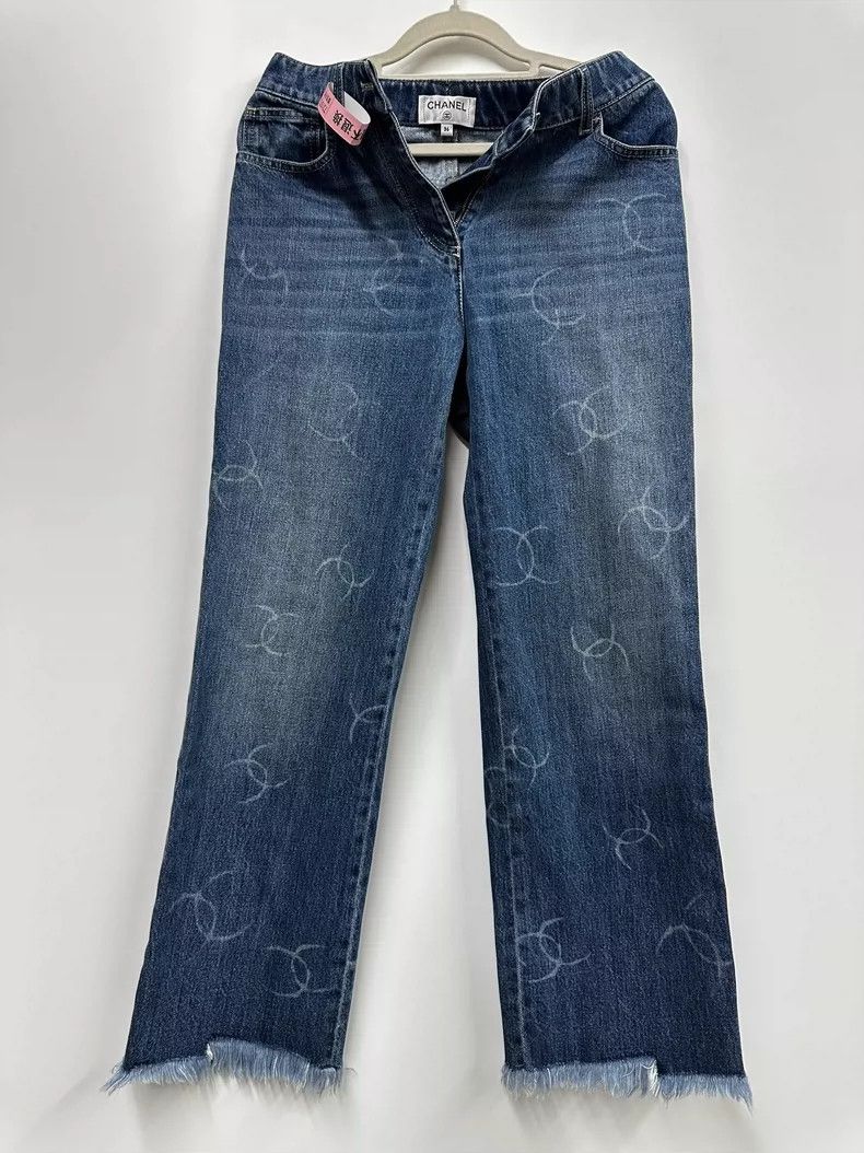 Chanel Chanel Full-print jeans Size 24" / US 00 / IT 34 - 1 Thumbnail
