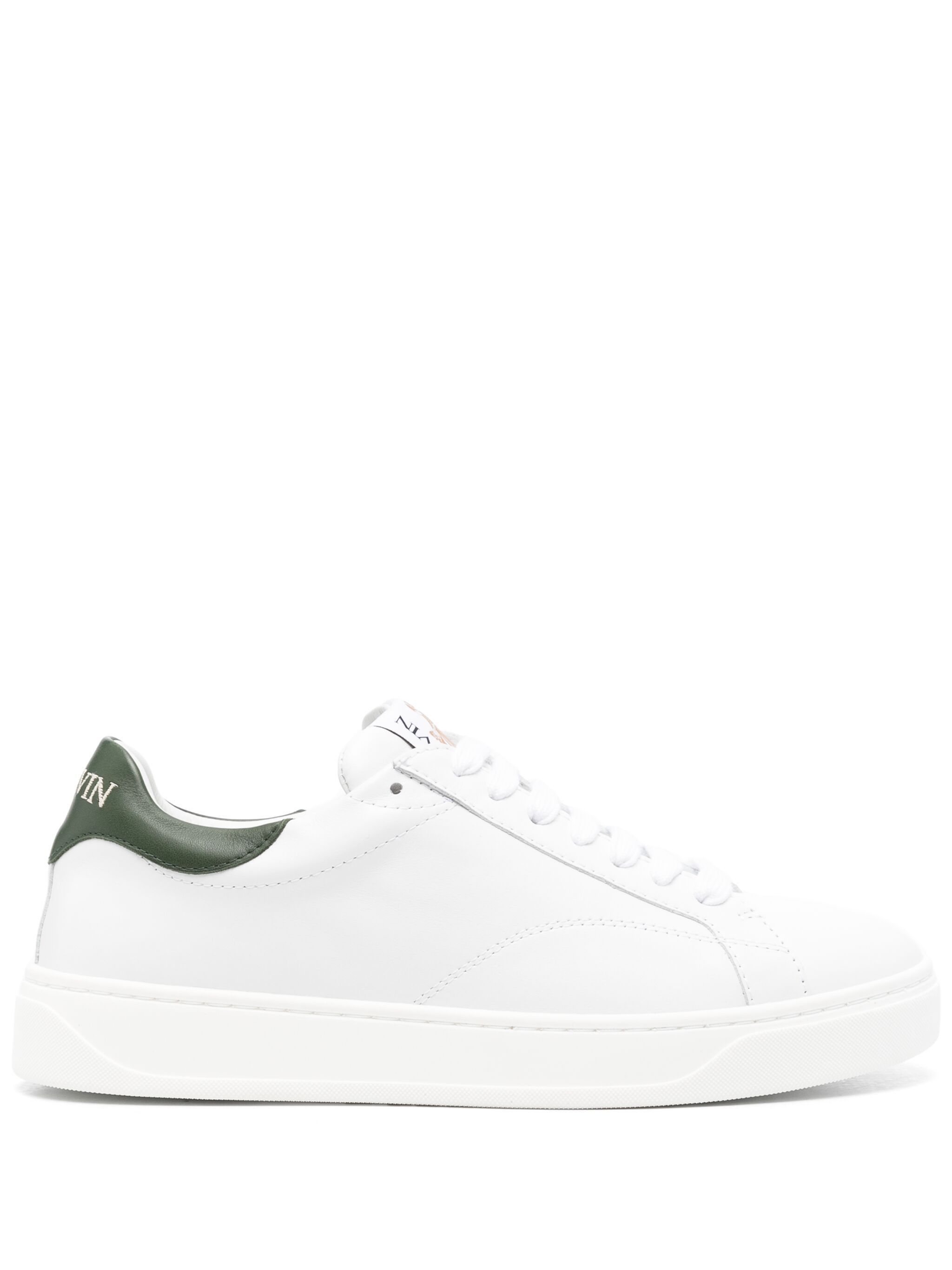 Lanvin o1w1db11124 Leather Sneakers in White Size US 5.5 / EU 38 - 1 Thumbnail