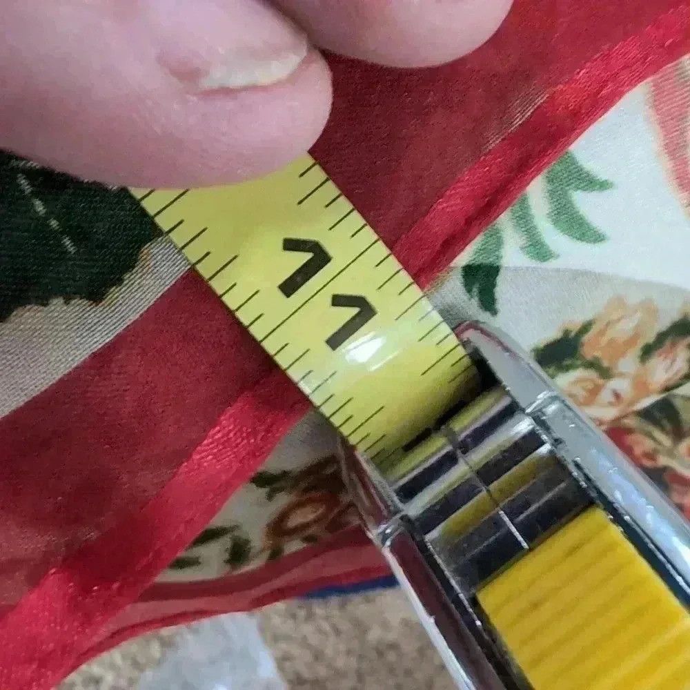 Designer Vintage Festive Holiday Scarf 11x52 in Size ONE SIZE - 4 Thumbnail