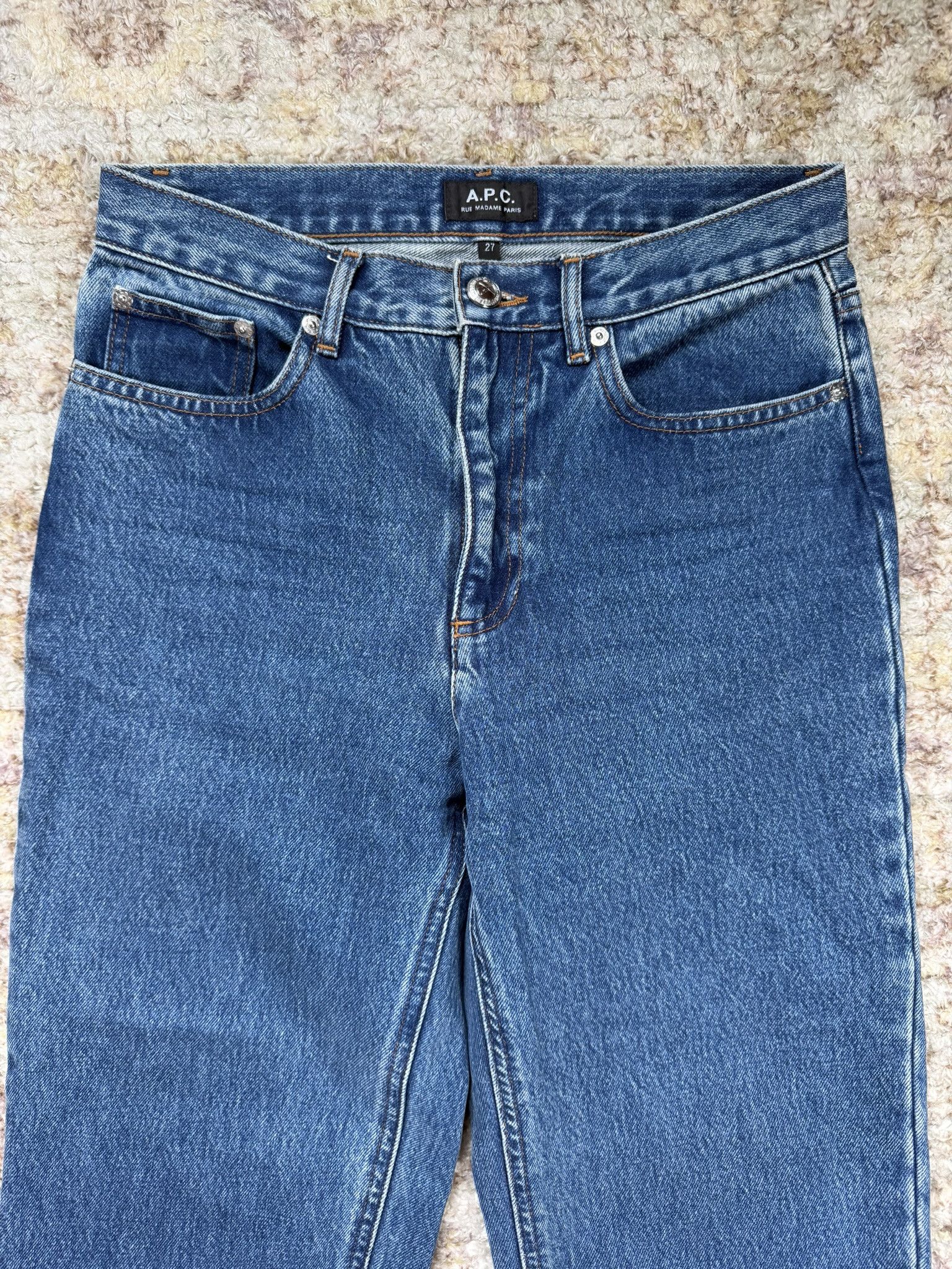 A.P.C. Indigo Martin Jeans Size US 27 - 3 Thumbnail