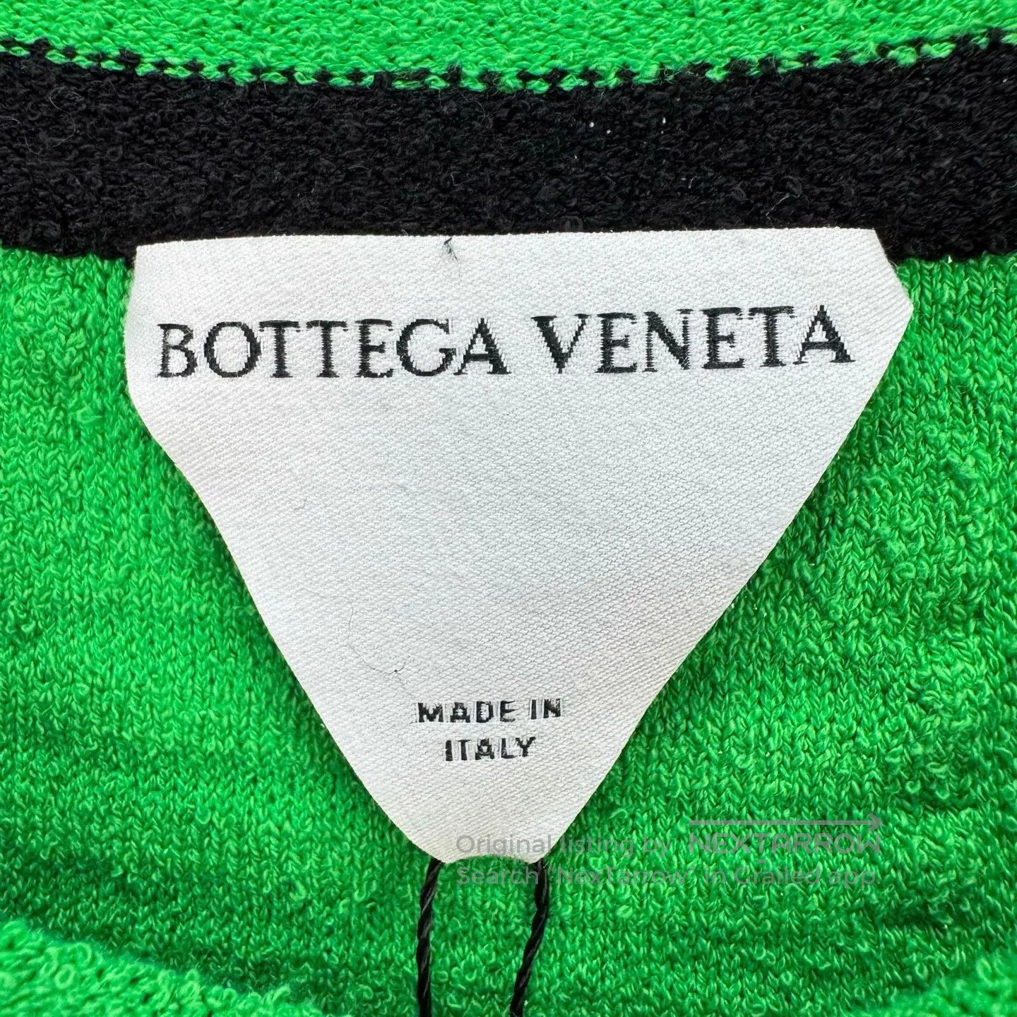 Bottega Veneta Bottega Veneta Green Terry Knit Short-Sleeve. Size US L / EU 52-54 / 3 - 5 Thumbnail