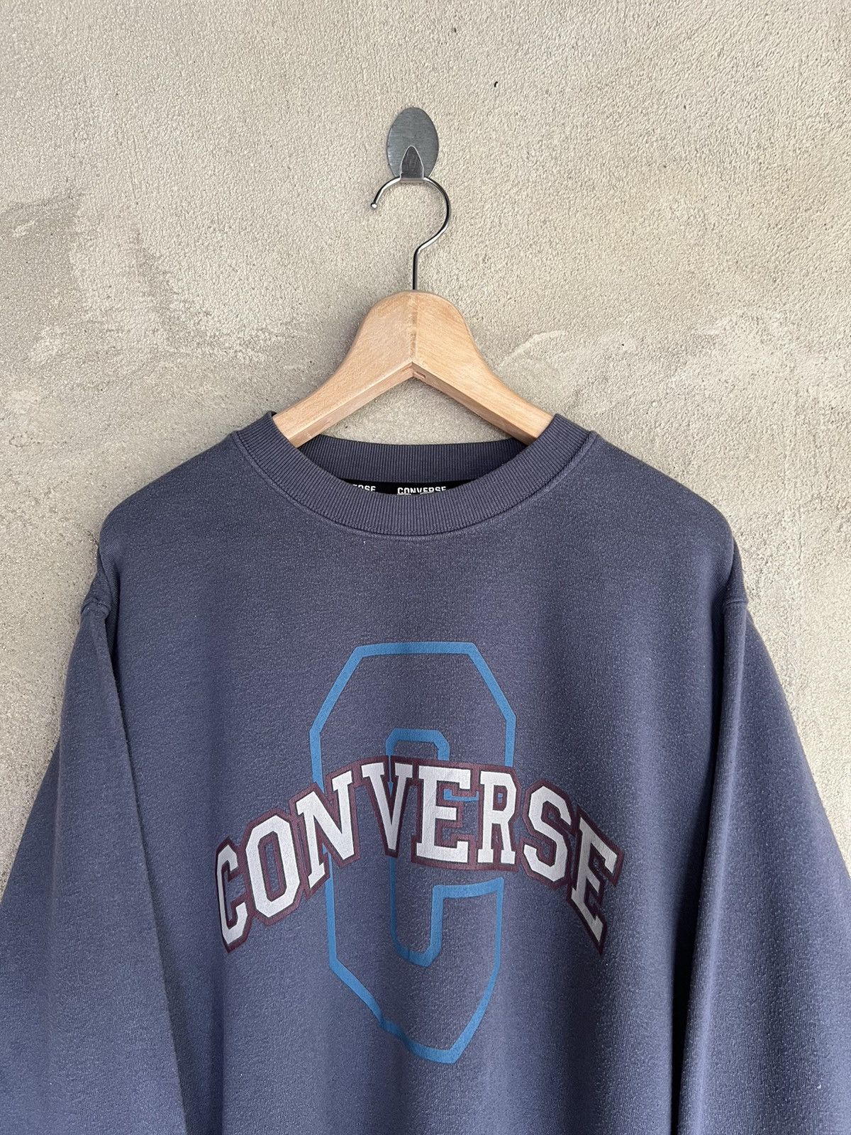 Converse Converse Spell Out Sweatshirt Size US L / EU 52-54 / 3 - 3 Thumbnail