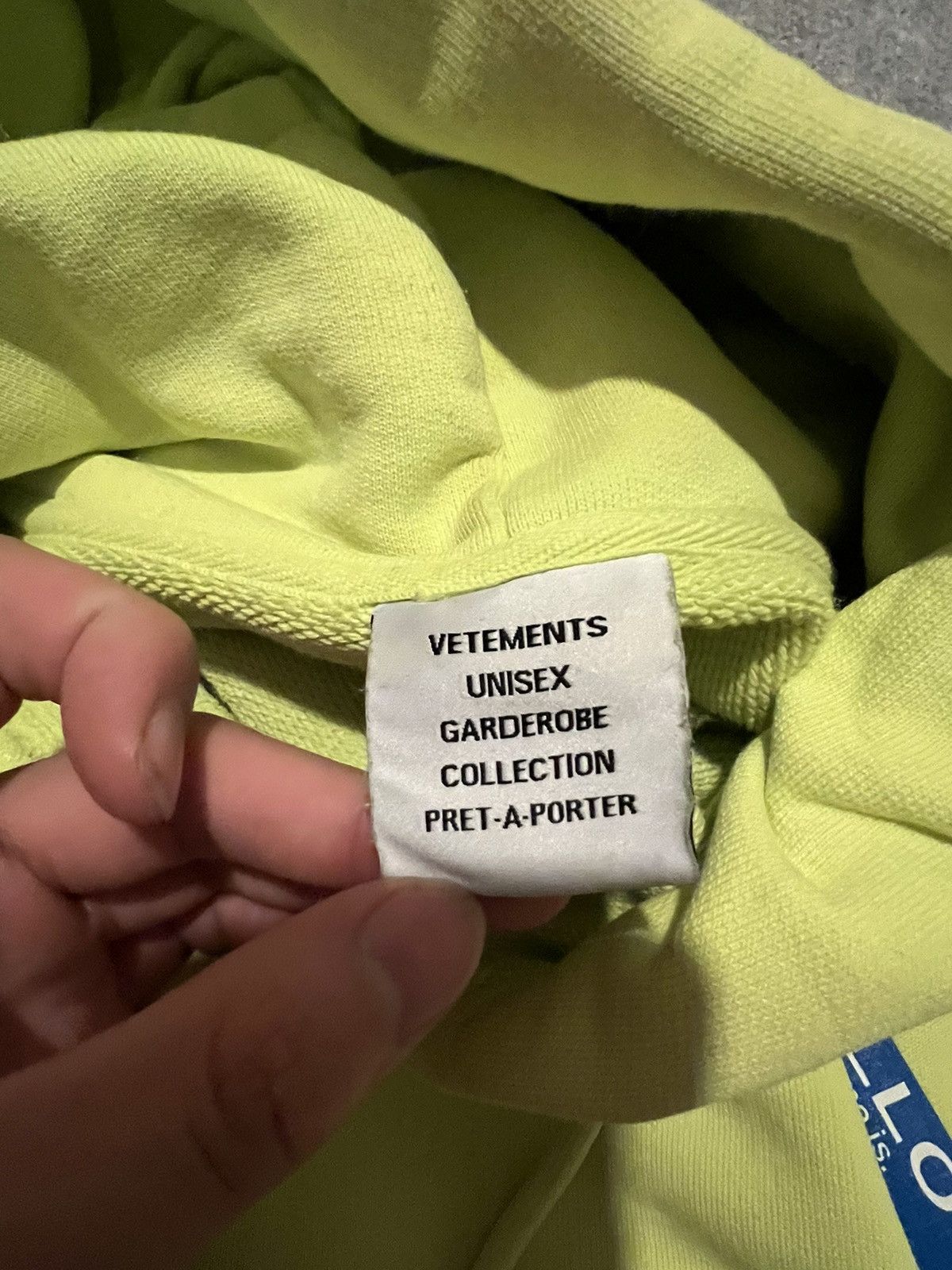 Vetements VETEMENTS Hello my name is VETEMENTS Hoodie Size US S / EU 44-46 / 1 - 7 Thumbnail