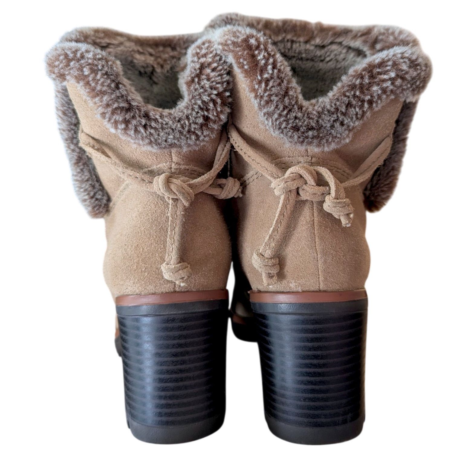 Naturalizer Naturalizer Valene Suede Fur 3" Heel Booties Size 6.5 Size US 6.5 / IT 36.5 - 2 Thumbnail