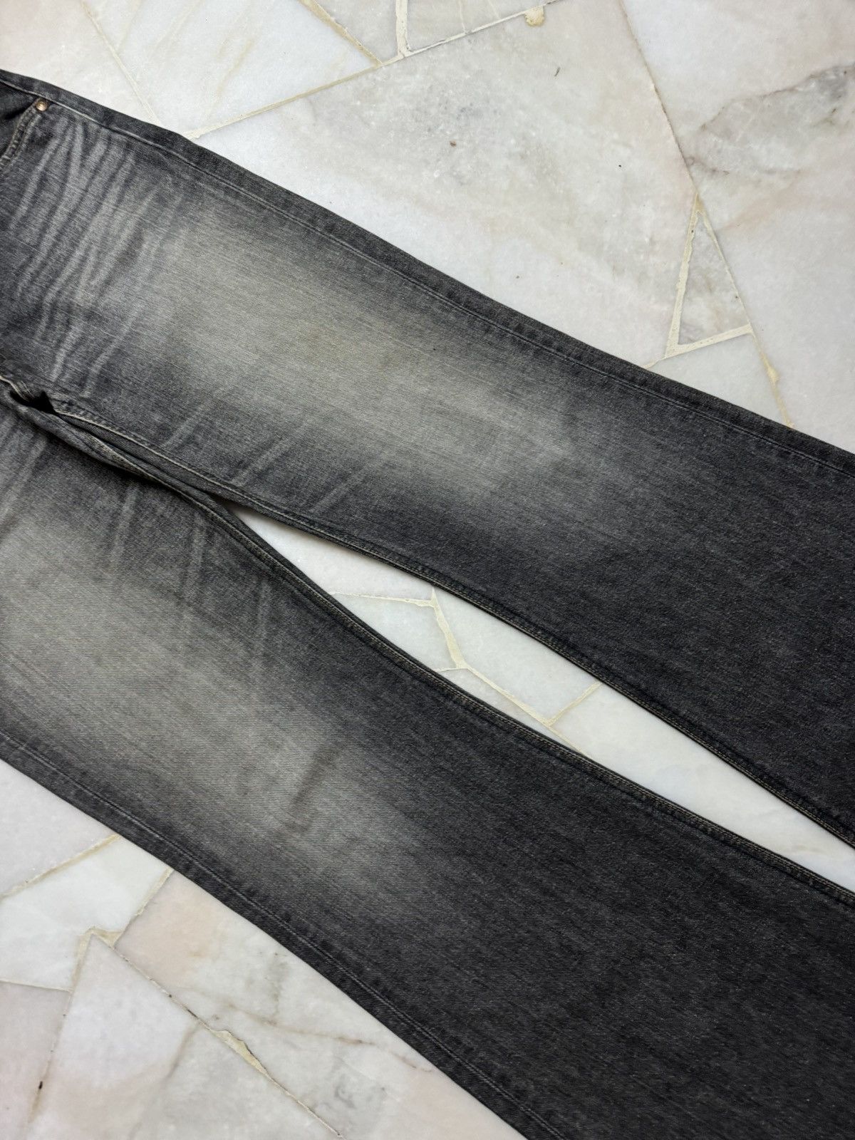 If Six Was Nine 💥Flare💥90s Lee Rider Sanforized Sand Washed Bootcut Jean Size US 34 / EU 50 - 7 Thumbnail
