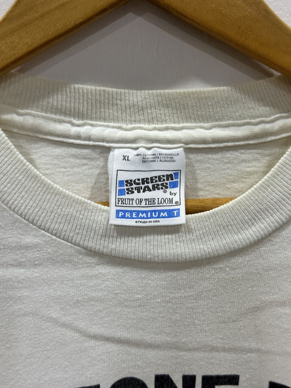 Band Tees × Vintage vintage 90s THE STONE ROSES waterfall single promo t-shirts Size US XL / EU 56 / 4 - 6 Thumbnail