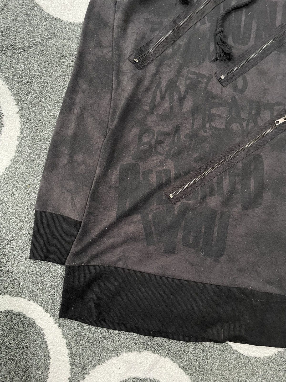 Japanese Brand TRY TO LOVE YOU JAPANESE MULTI ZIPPER STYLE HOODIE Size US S / EU 44-46 / 1 - 4 Thumbnail