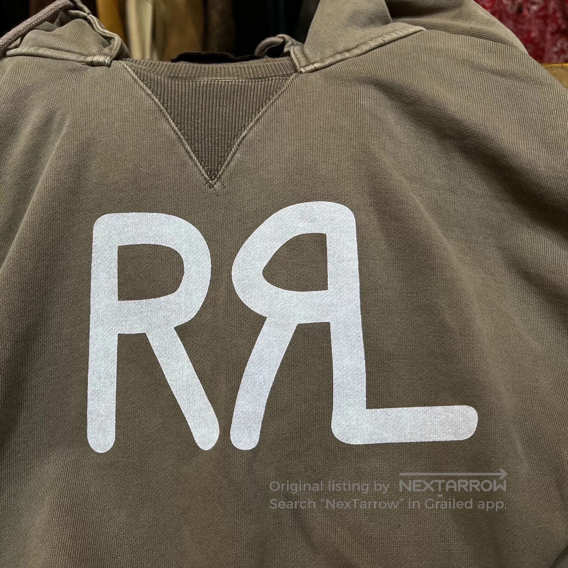 RRL Ralph Lauren classic rrl logo hoodie by ralph lauren. Size US L / EU 52-54 / 3 - 4 Thumbnail