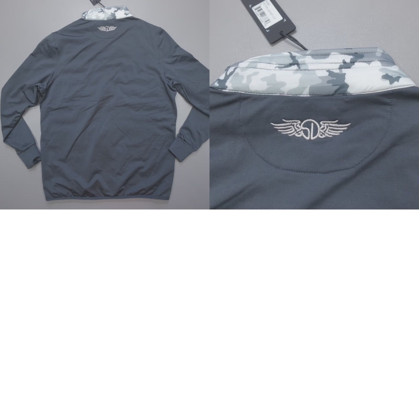 Vintage Straight Down Patton Jacket Full Zip Camo Grey 60380 Men's Size S Size US S / EU 44-46 / 1 - 8 Thumbnail