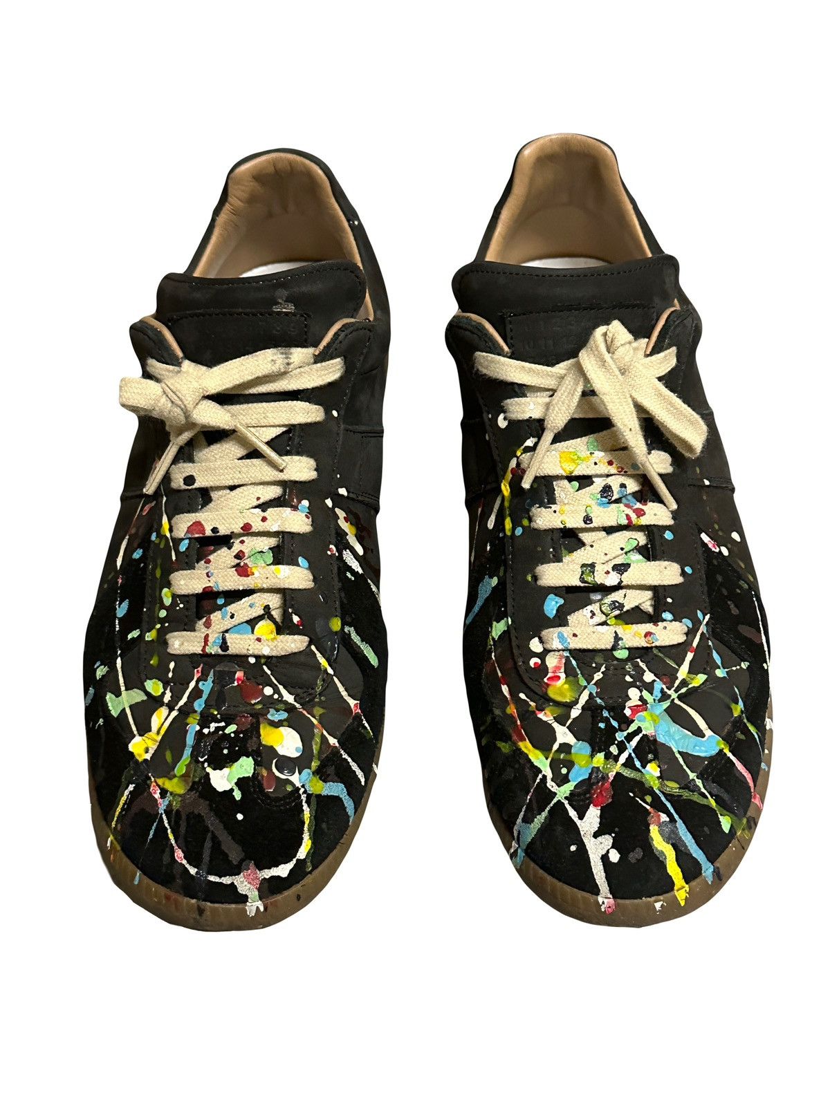 Maison Margiela replica gats paint splatter | Grailed