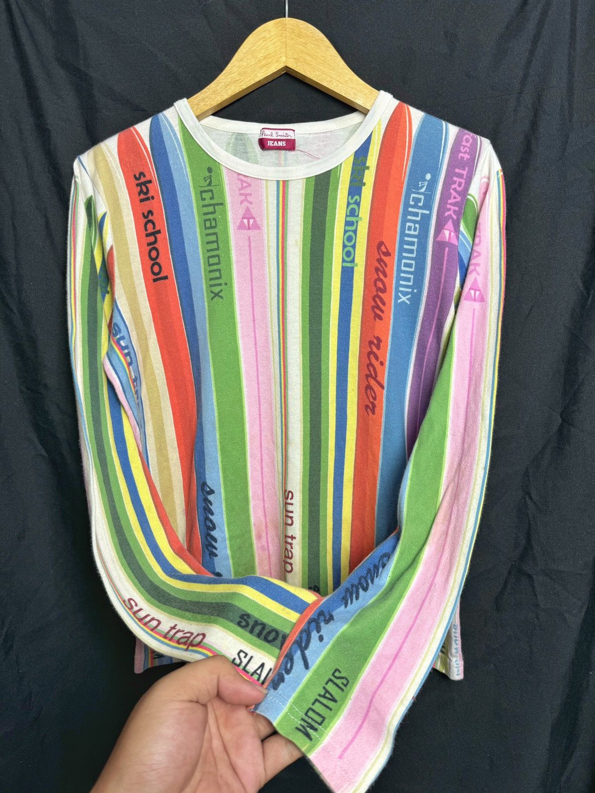 Beauty Beast × Hysteric Glamour × Japanese Brand Paul Smith Rainbow Long Sleeve Size US S / EU 44-46 / 1 - 3 Thumbnail