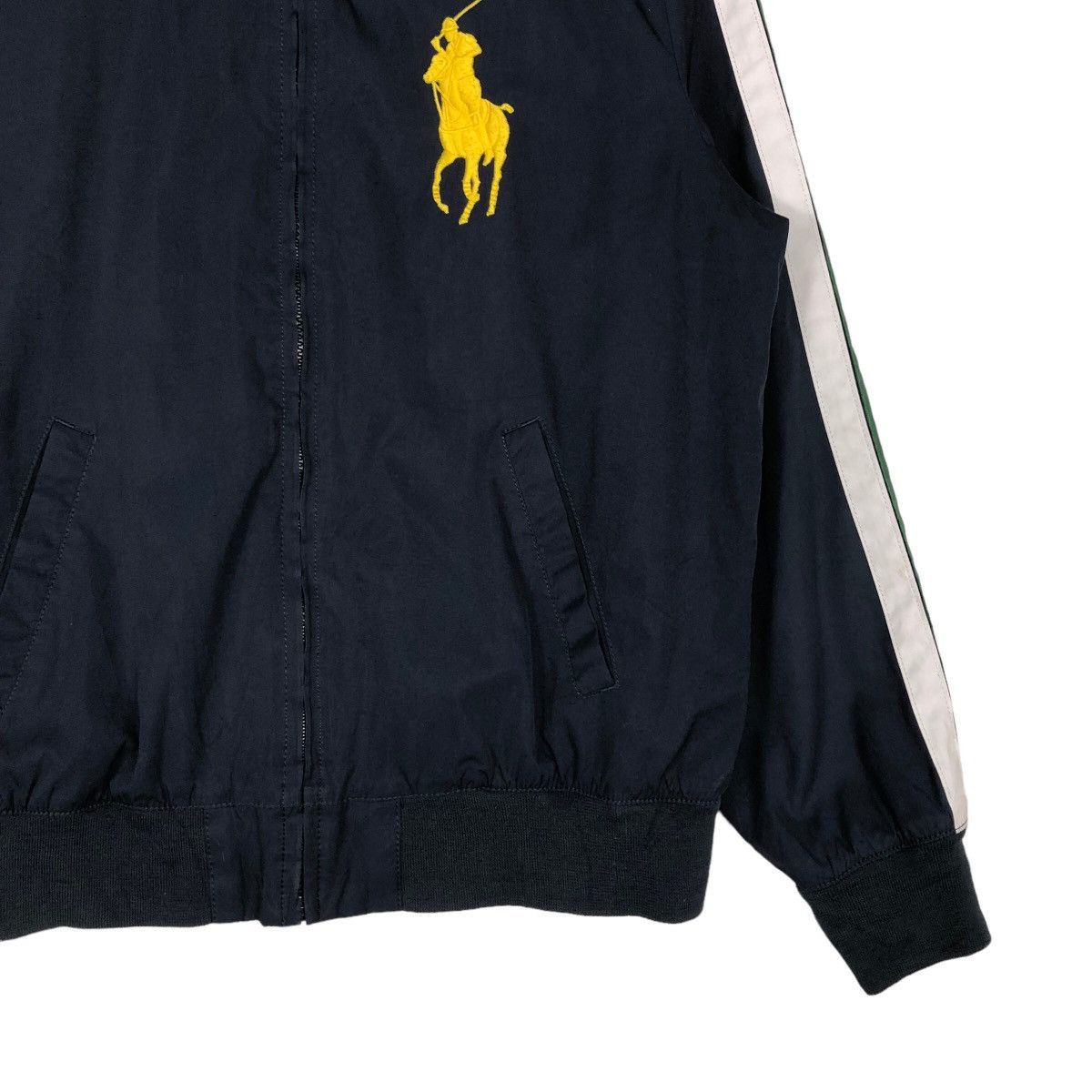 Japanese Brand 🔥Vintage Zipper Jacket Polo Ralph Lauren Big Pony Rare Size US L / EU 52-54 / 3 - 5 Thumbnail