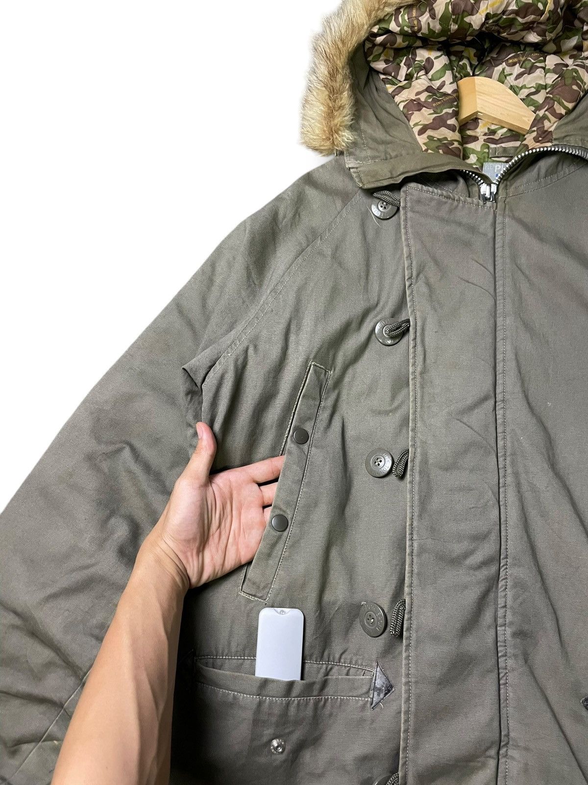 Vintage Plenty Tough Sport Military Hooded Jacket (50) Size US M / EU 48-50 / 2 - 13 Thumbnail