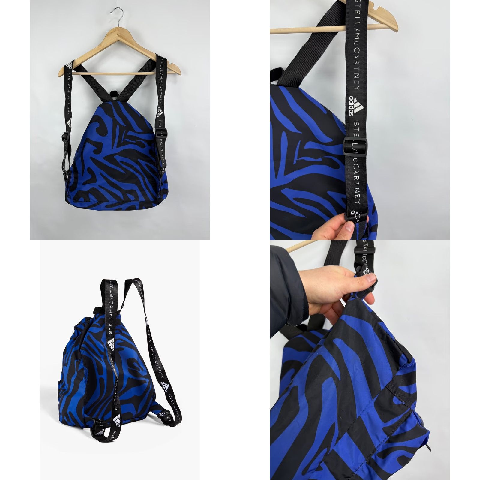Stella McCartney VINTAGE Adidas Stella McCartney Bagpack Backpack Women OS multicolor Retro 90s Hype Mens Womens Girls Boys Size ONE SIZE - 9 Thumbnail