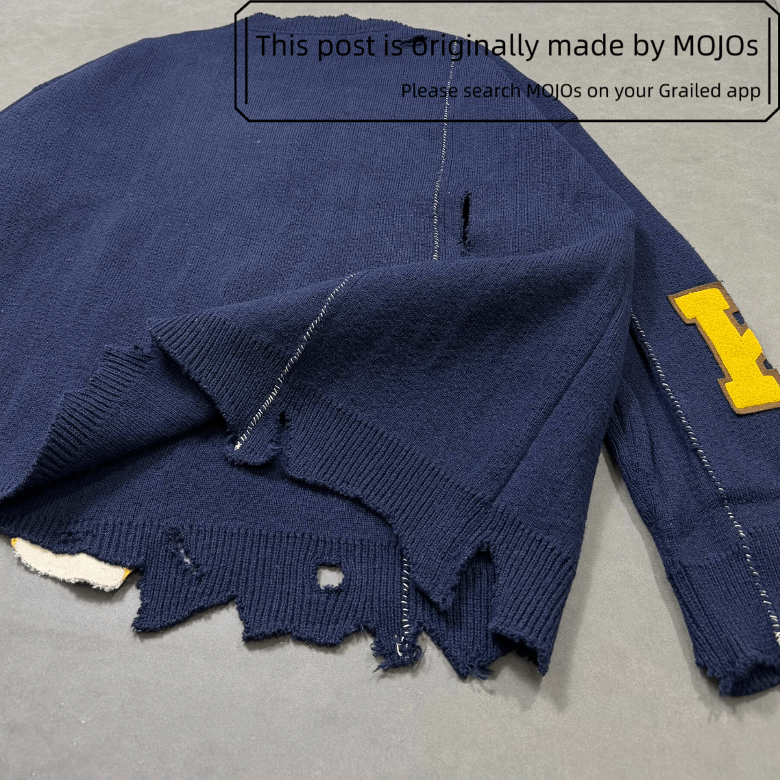Raf Simons One Size Raf Simons 16AW Destory Over Knitwear mojos743 Size US L / EU 52-54 / 3 - 6 Thumbnail