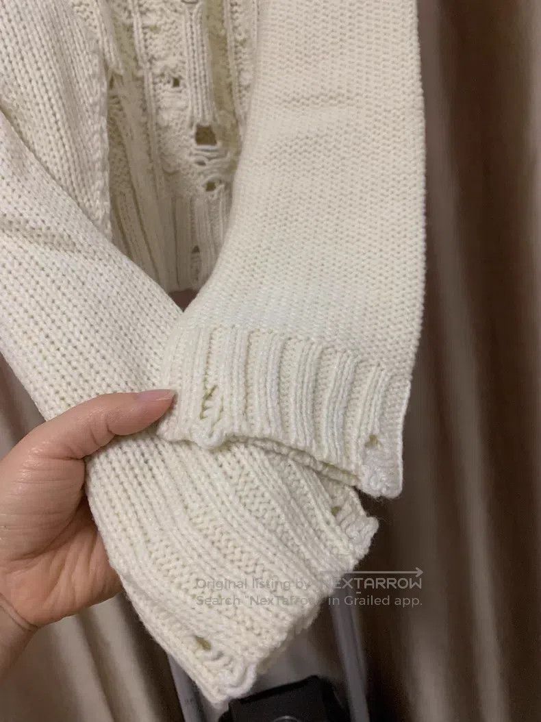 Yohji Yamamoto Yohji Yamamoto Beige Stretch Sweater Size XS / US 0-2 / IT 36-38 - 3 Thumbnail
