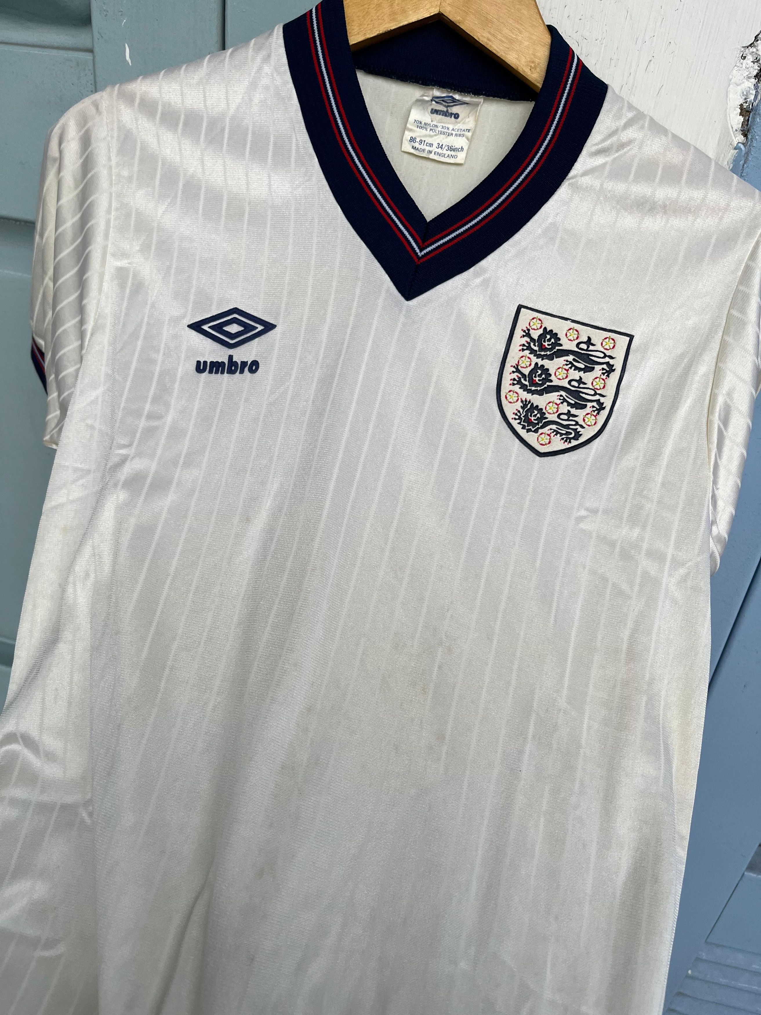 Umbro 💥Rare💥Vintage England 1984-1986 Home Jersey Size US S / EU 44-46 / 1 - 4 Thumbnail