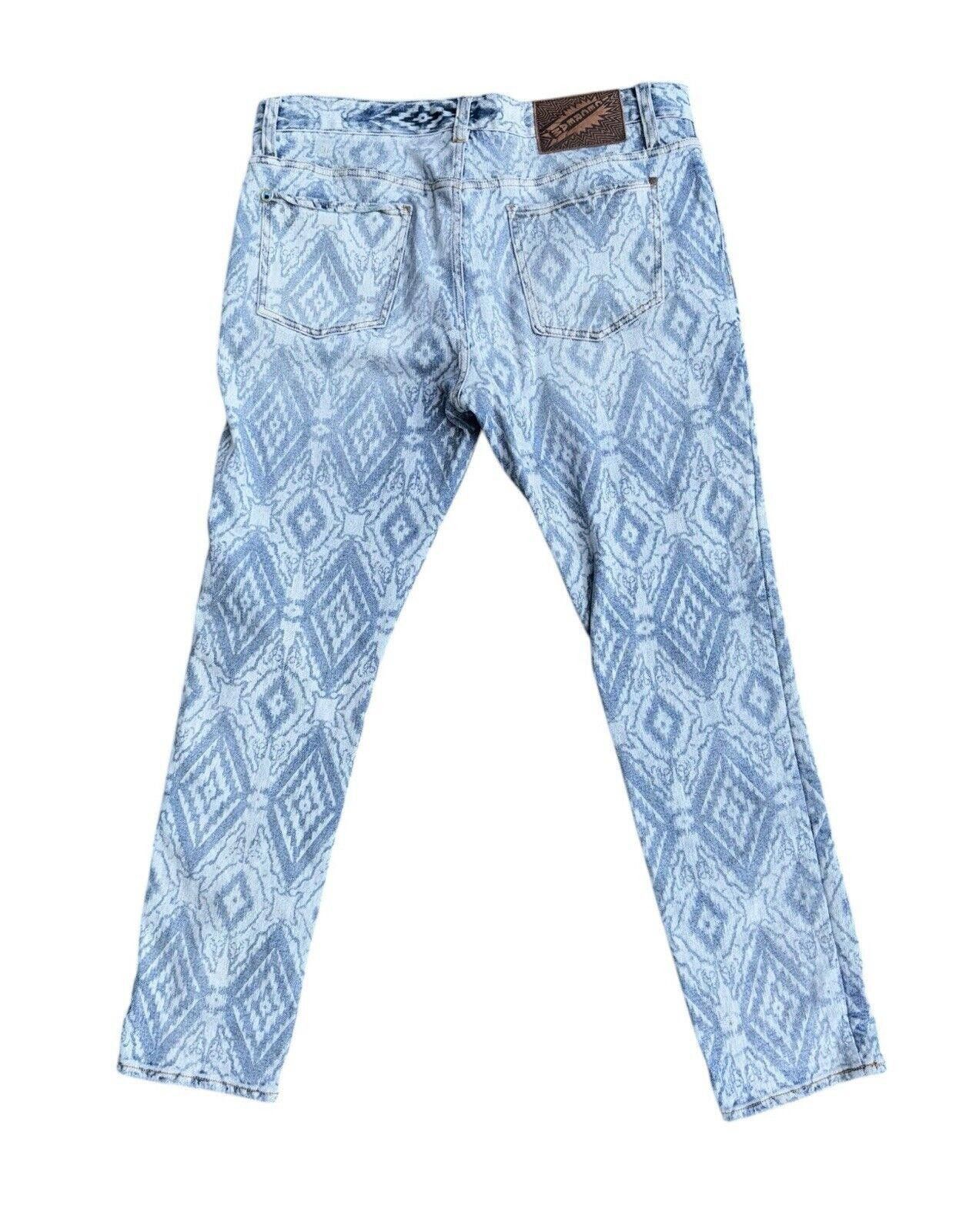 Billionaire Boys Club Vintage Billionaire Boys Club BBC Y2K Drip Aztec Jeans Sz 36 Size US 36 / EU 52 - 5 Thumbnail