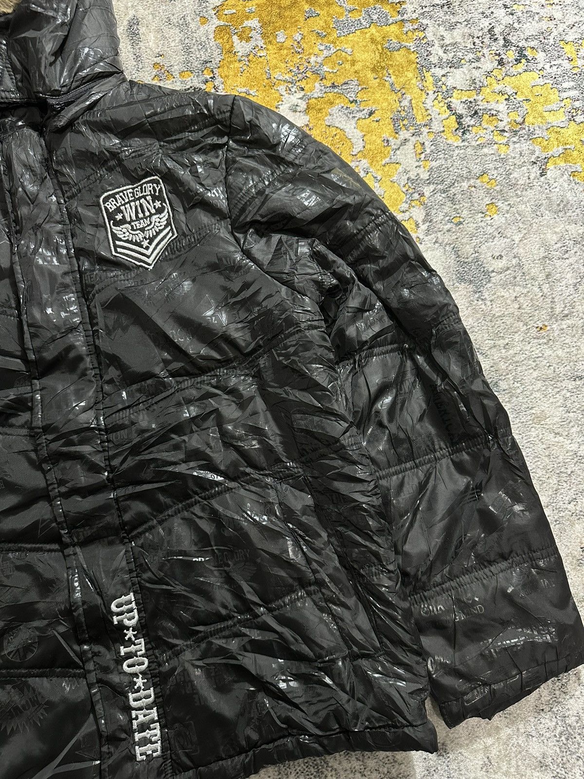 20471120 EMBOSSED IF SIX WAS NINE LGB STYLE BRAVE FUR PUFFER JACKET Size US M / EU 48-50 / 2 - 4 Thumbnail