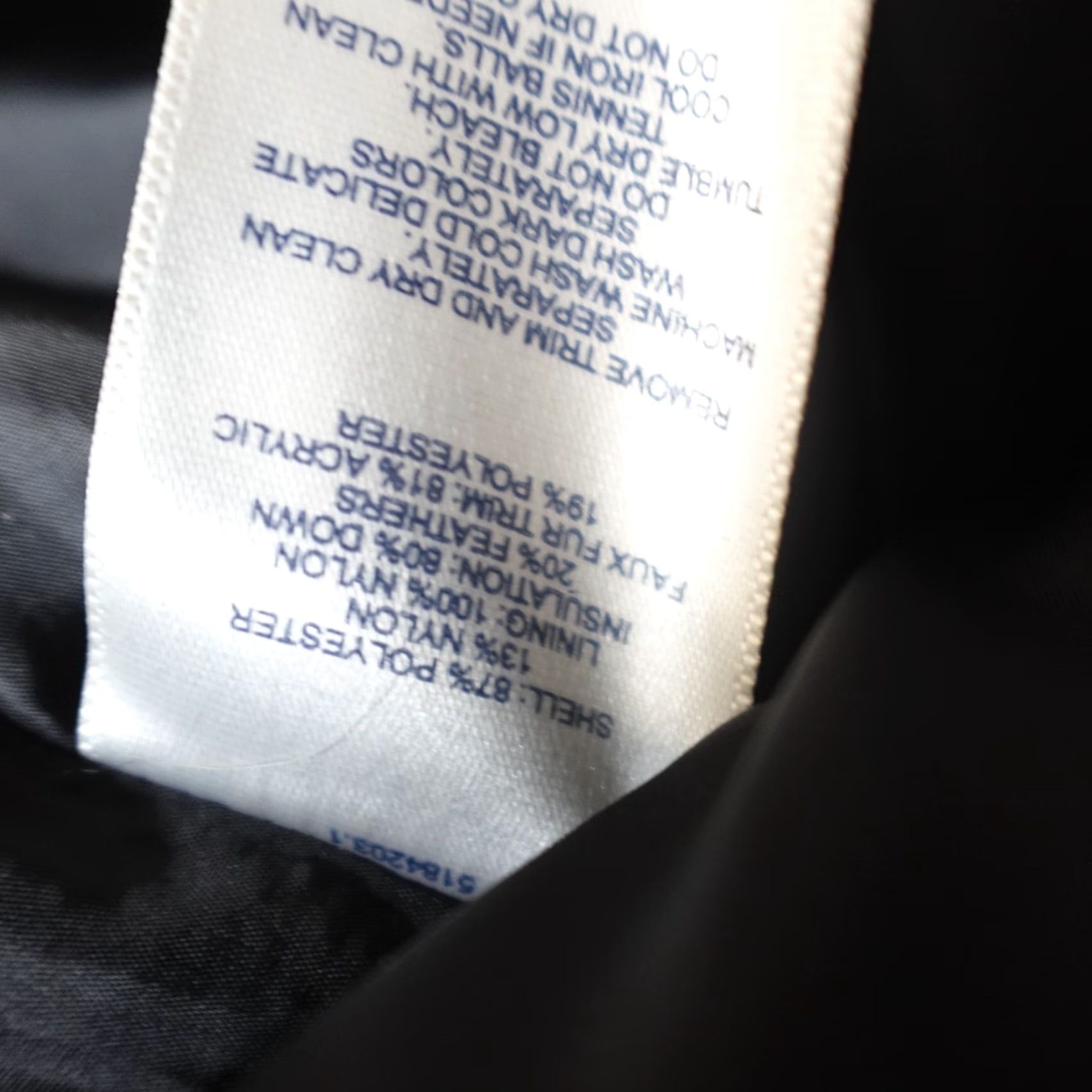 Lands' End Lands' End Womens Vest Small Black Solid Down Filled Quilted Zip Vest Ladies Black Down Filled Vest Size S / US 4 / IT 40 - 3 Thumbnail