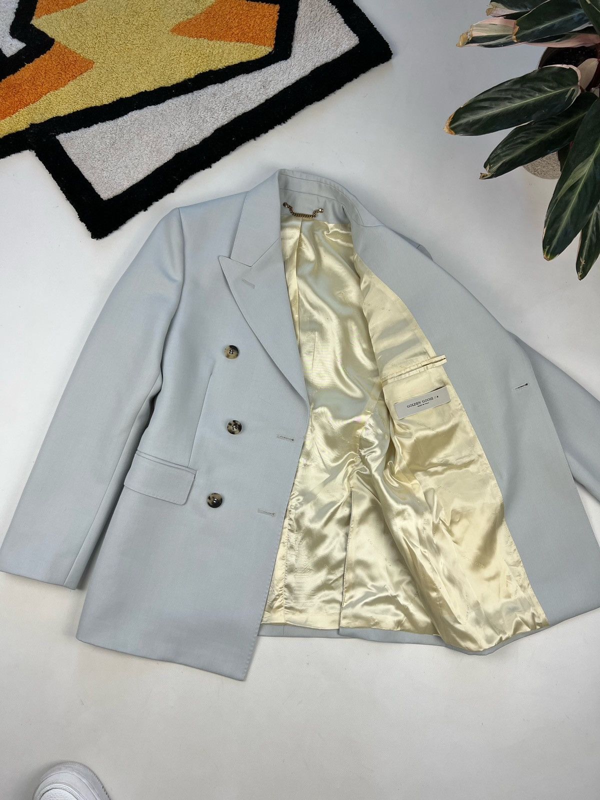 Golden Goose Golden Goose Journey Collection single-breasted blazer blue Size S / US 4 / IT 40 - 6 Thumbnail