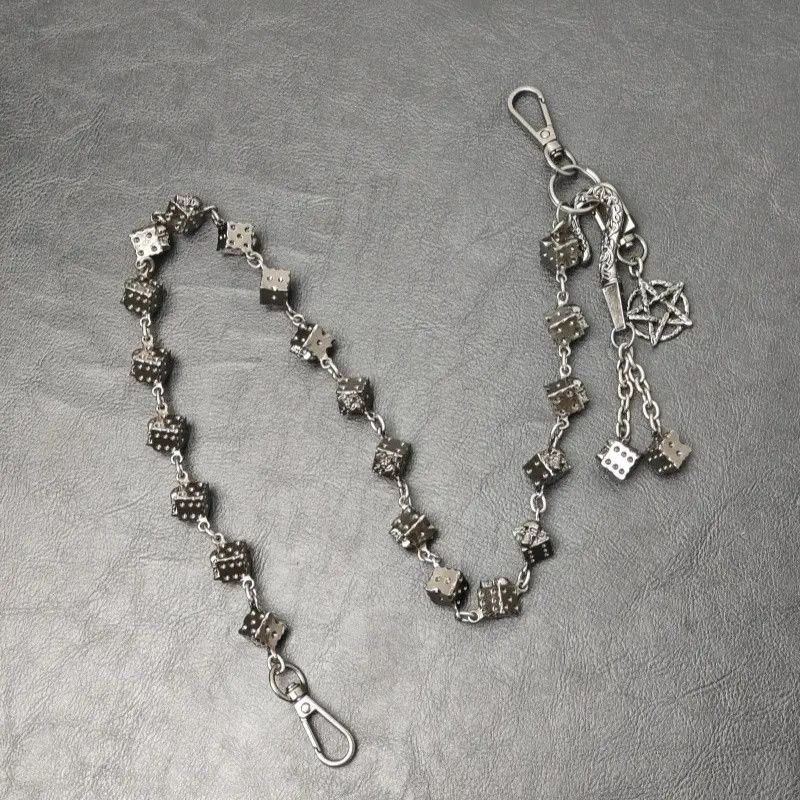 Jewelry Retro Dise Skulls Waist Punk Wallet Chain Size ONE SIZE - 2 Thumbnail
