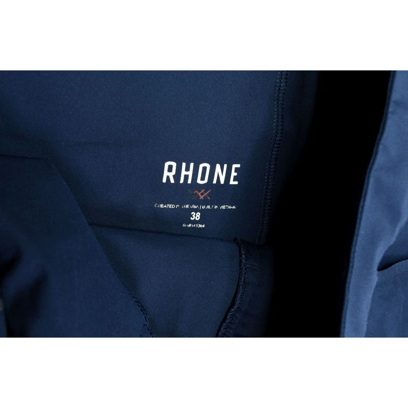 Rhone Rhone Mens Pants 38 Blue Straight Leg Slim Fit Stretch Chino Golf Casual Business Travel Size US 38 / EU 54 - 6 Thumbnail