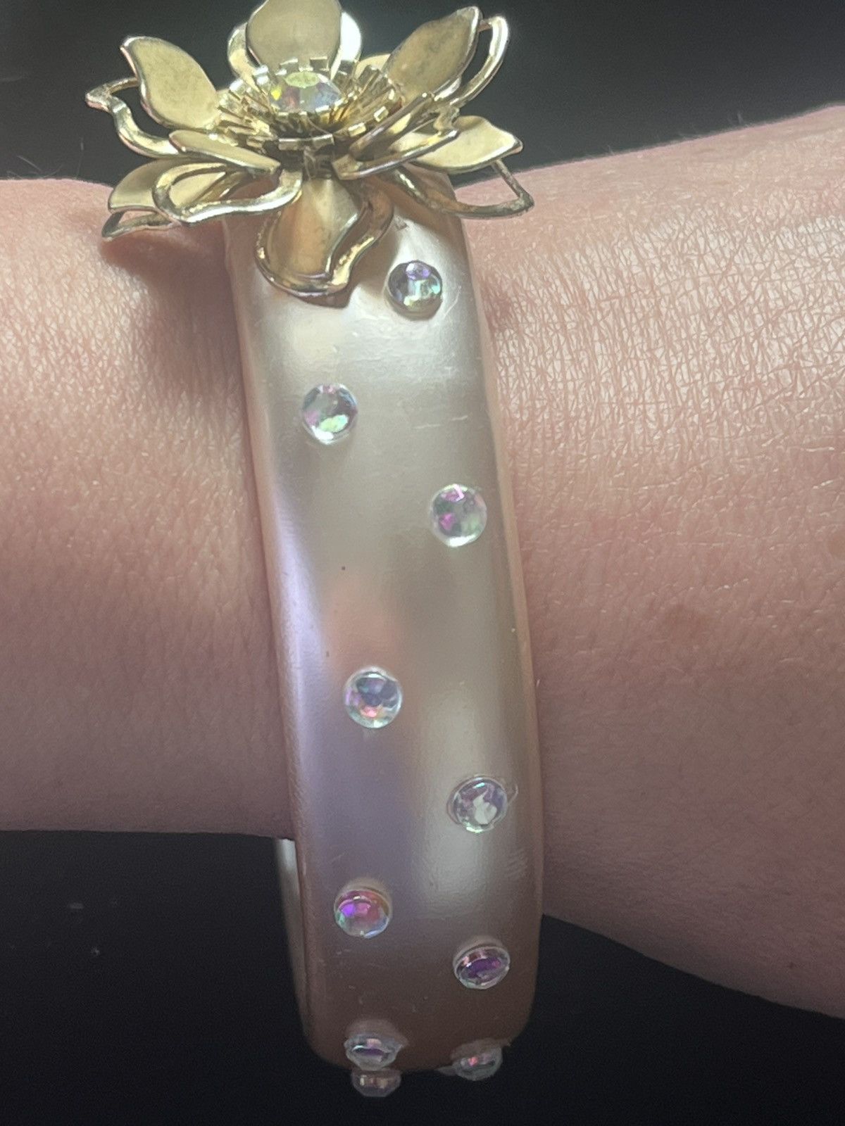 Other Bad Gurl Treasures AB aurora borealis bangle bracelet Size ONE SIZE - 2 Thumbnail